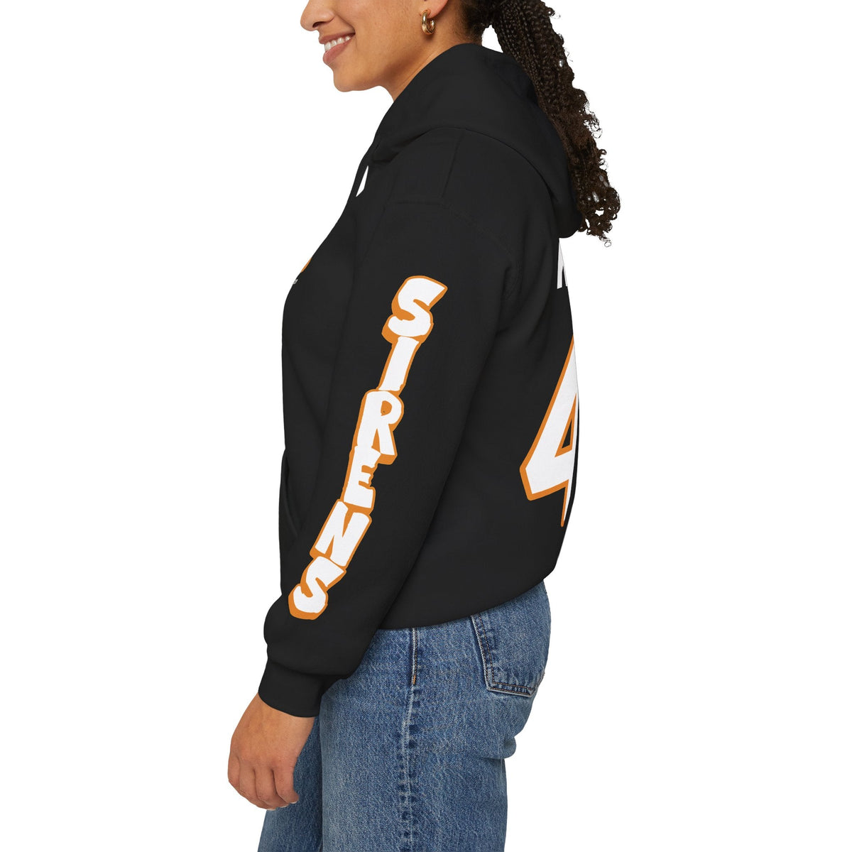 Denisa Krizova Sirens Unisex Hoodie in Antique Sapphire | Chix Sports