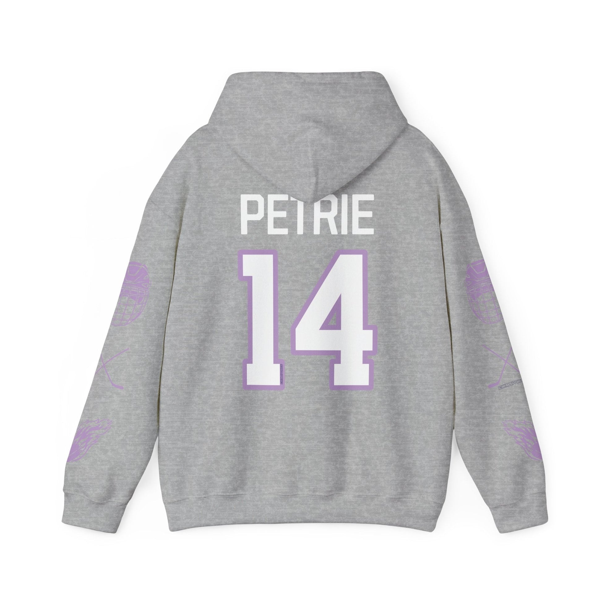 Dominique Petrie 14 Frost Hockey Heavy Hoodie | Chix Sports