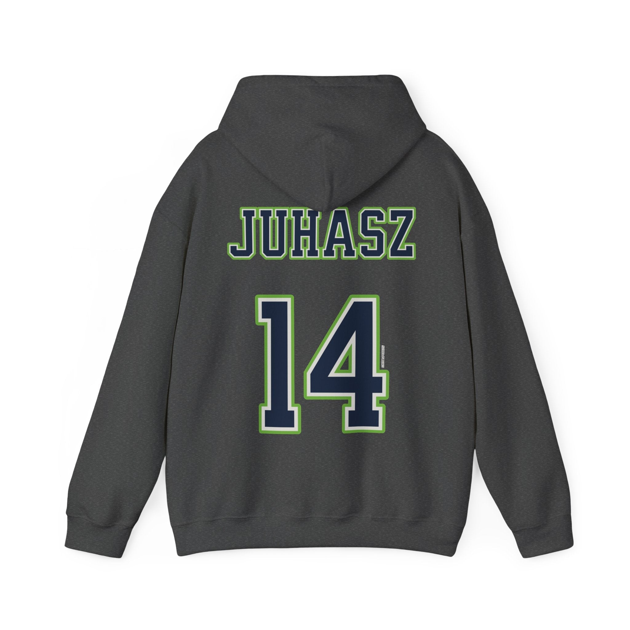 Dorka Juhasz Lynx Unisex Jersey Hoodie in Dark Heather | Chix Sports