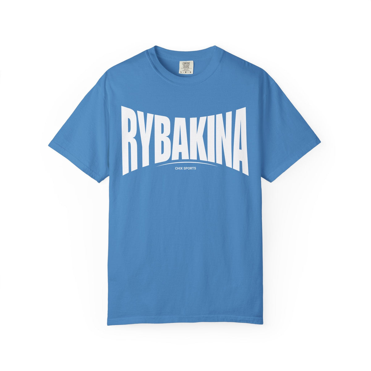 Elena Rybakina Premium Unisex Fan Shirt in Royal Caribe | Chix Sports