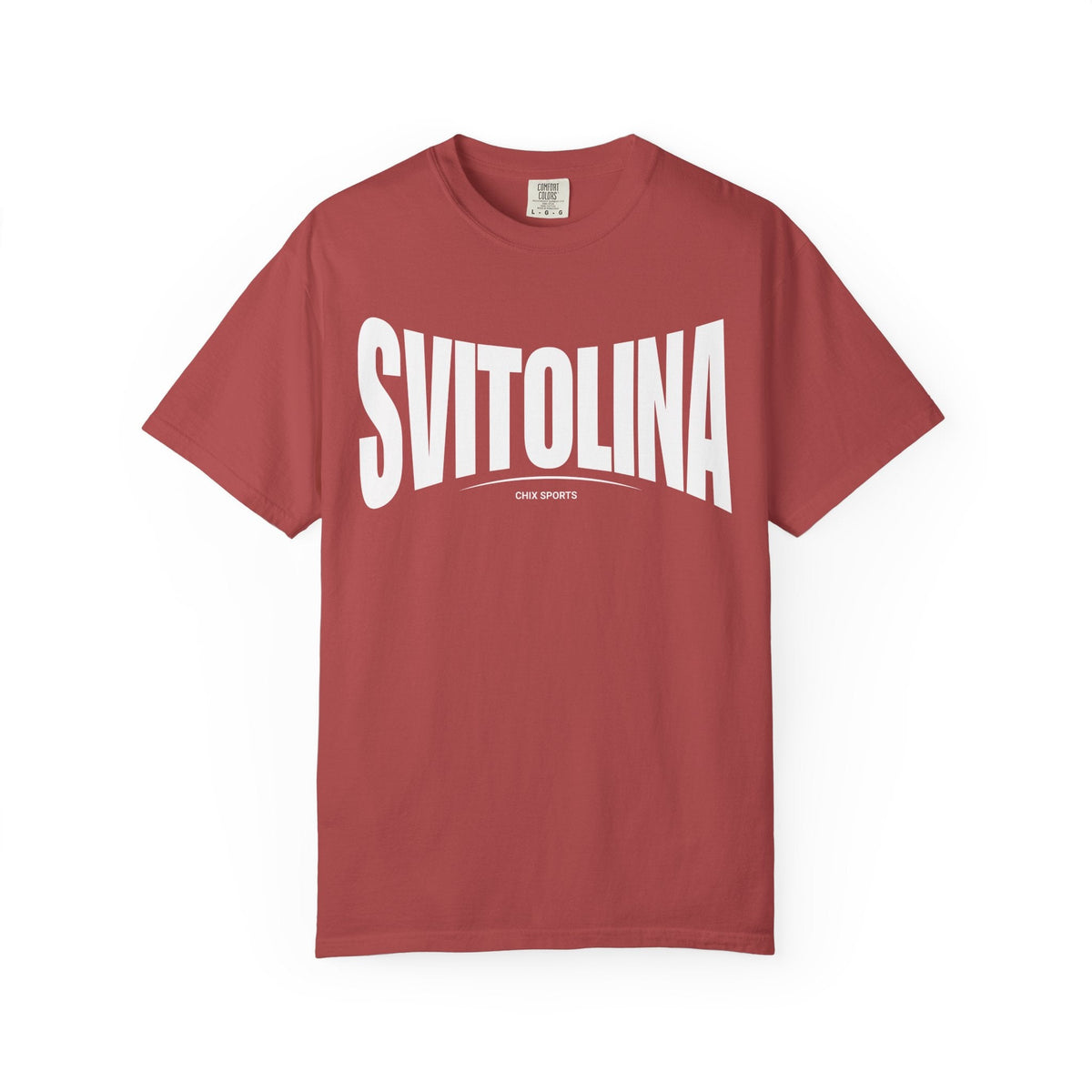 Elina Svitolina Premium Unisex Fan Shirt in Crimson | Chix Sports
