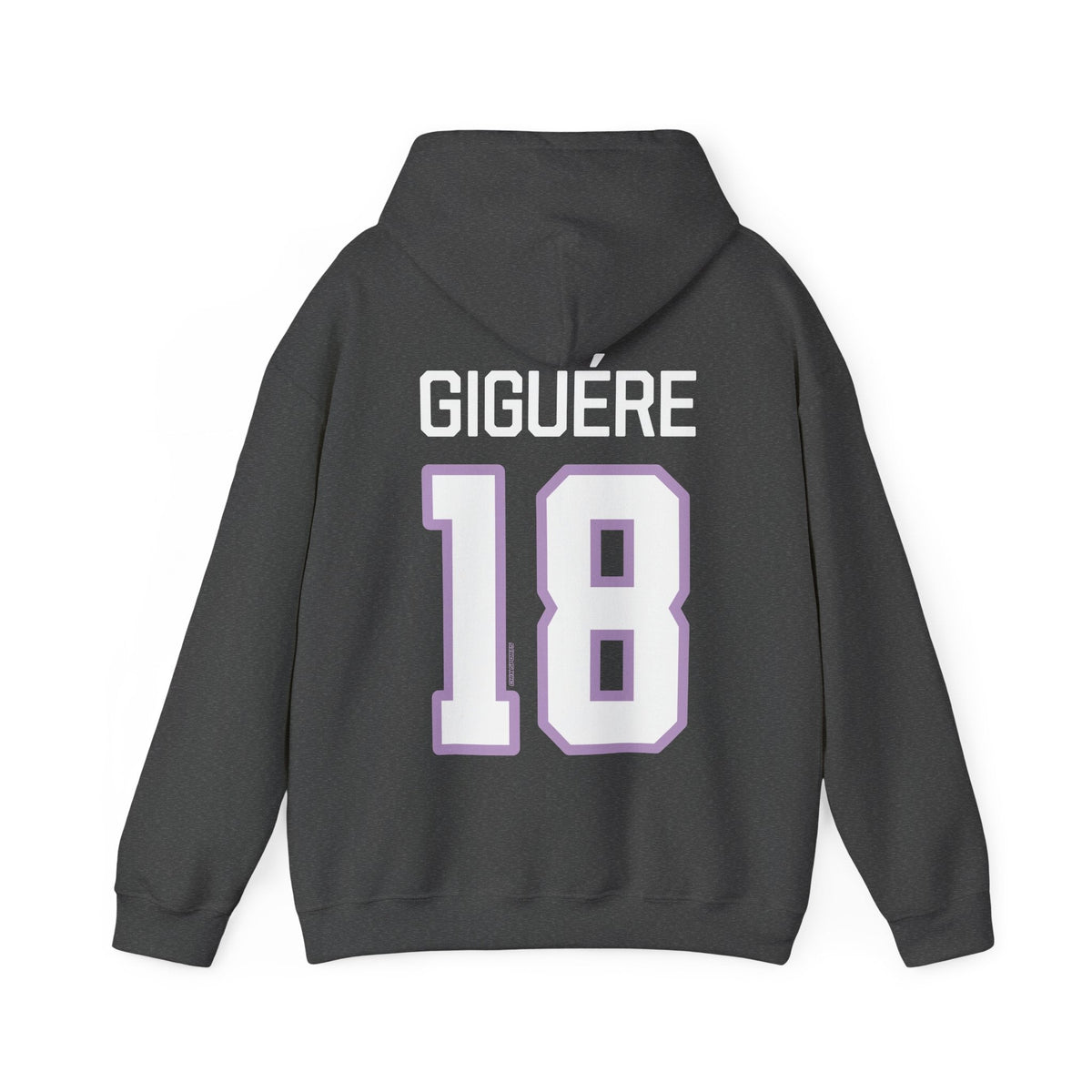 Elizabeth Giguere Frost Heavy Hoodie in Dark Heather | Chix Sports