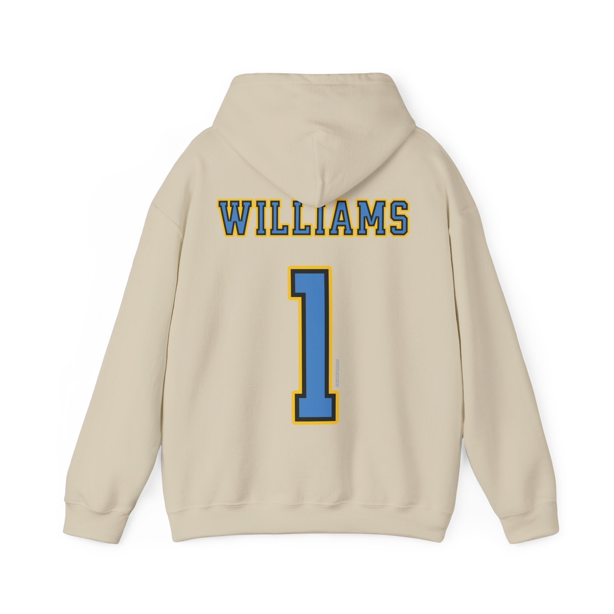 Elizabeth Williams Sky Unisex Jersey Hoodie | Chix Sports