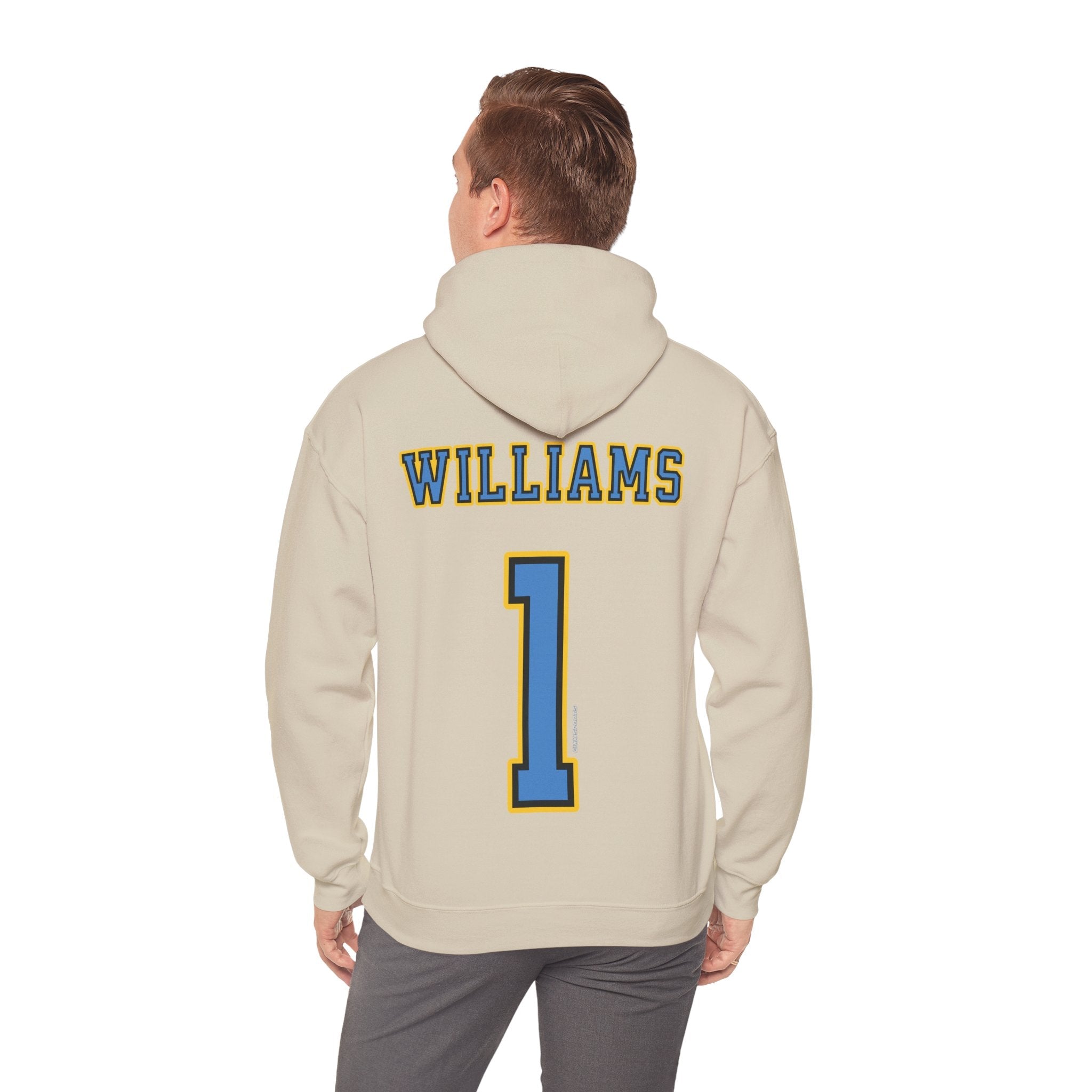 Elizabeth Williams Sky Unisex Jersey Hoodie | Chix Sports