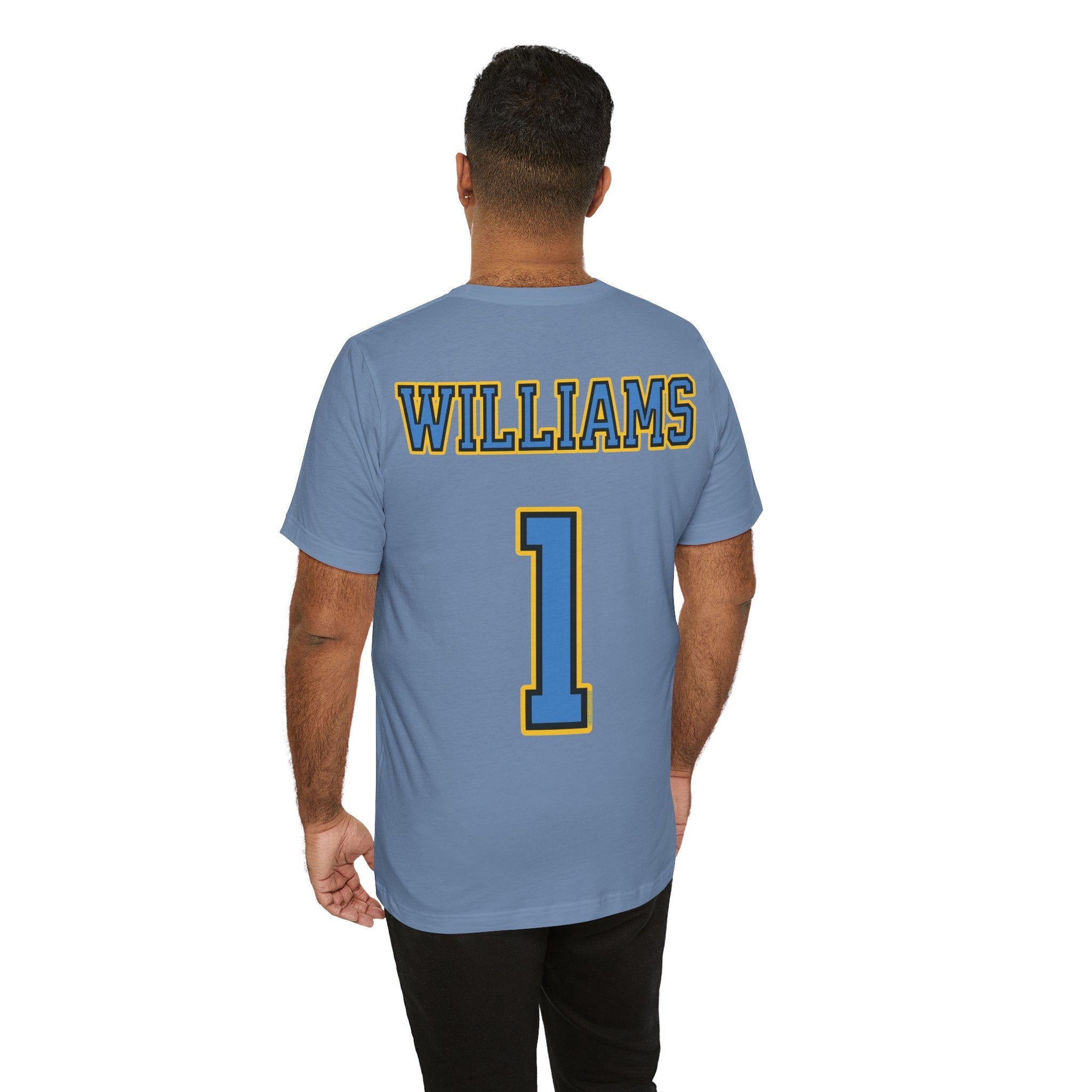 Elizabeth Williams Sky Unisex Jersey T-shirt | Chix Sports