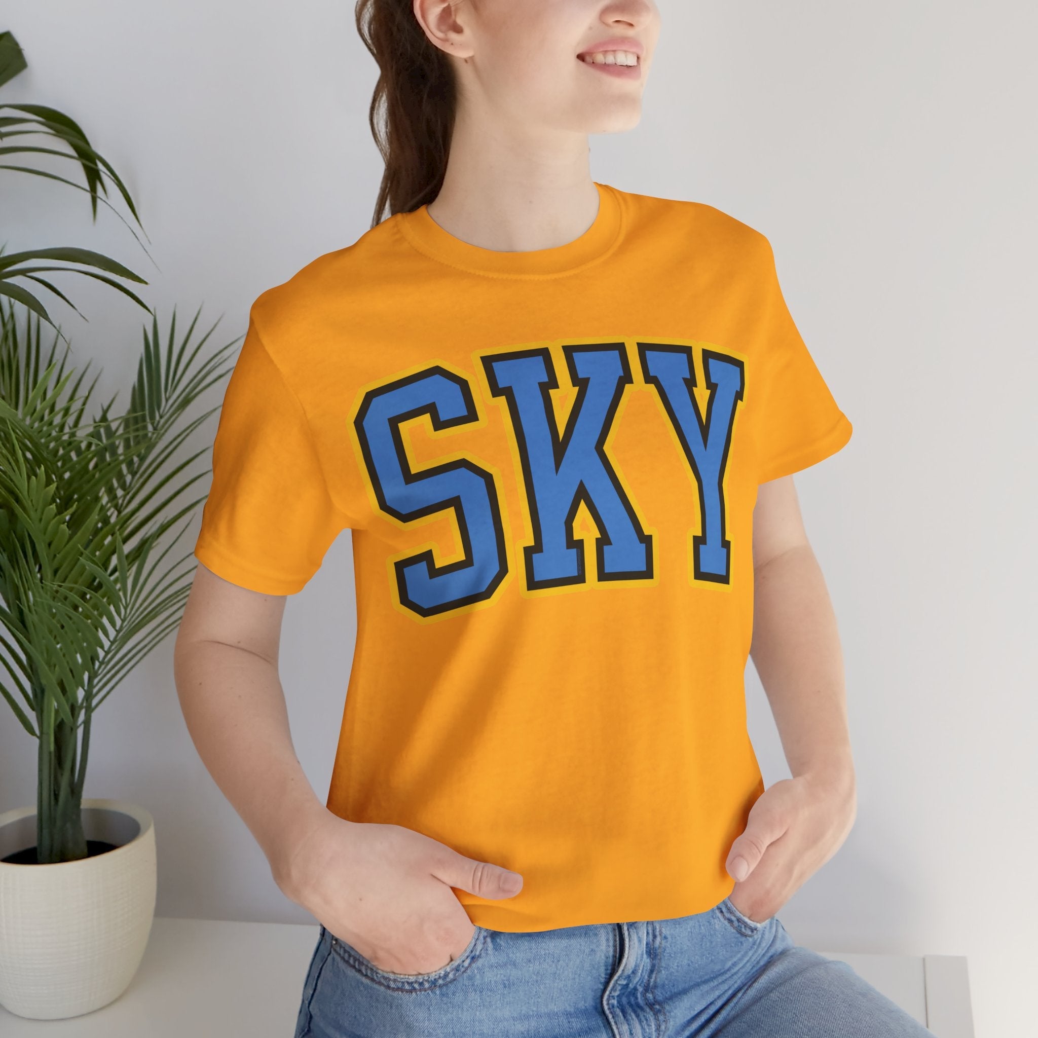 Elizabeth Williams Sky Unisex Jersey T-shirt | Chix Sports
