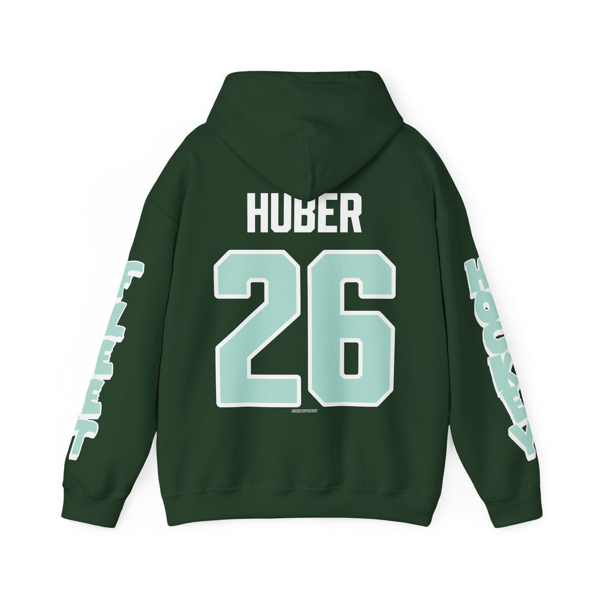 Ella Huber Unisex Fleet Hoodie in Forest Green | Chix Sports