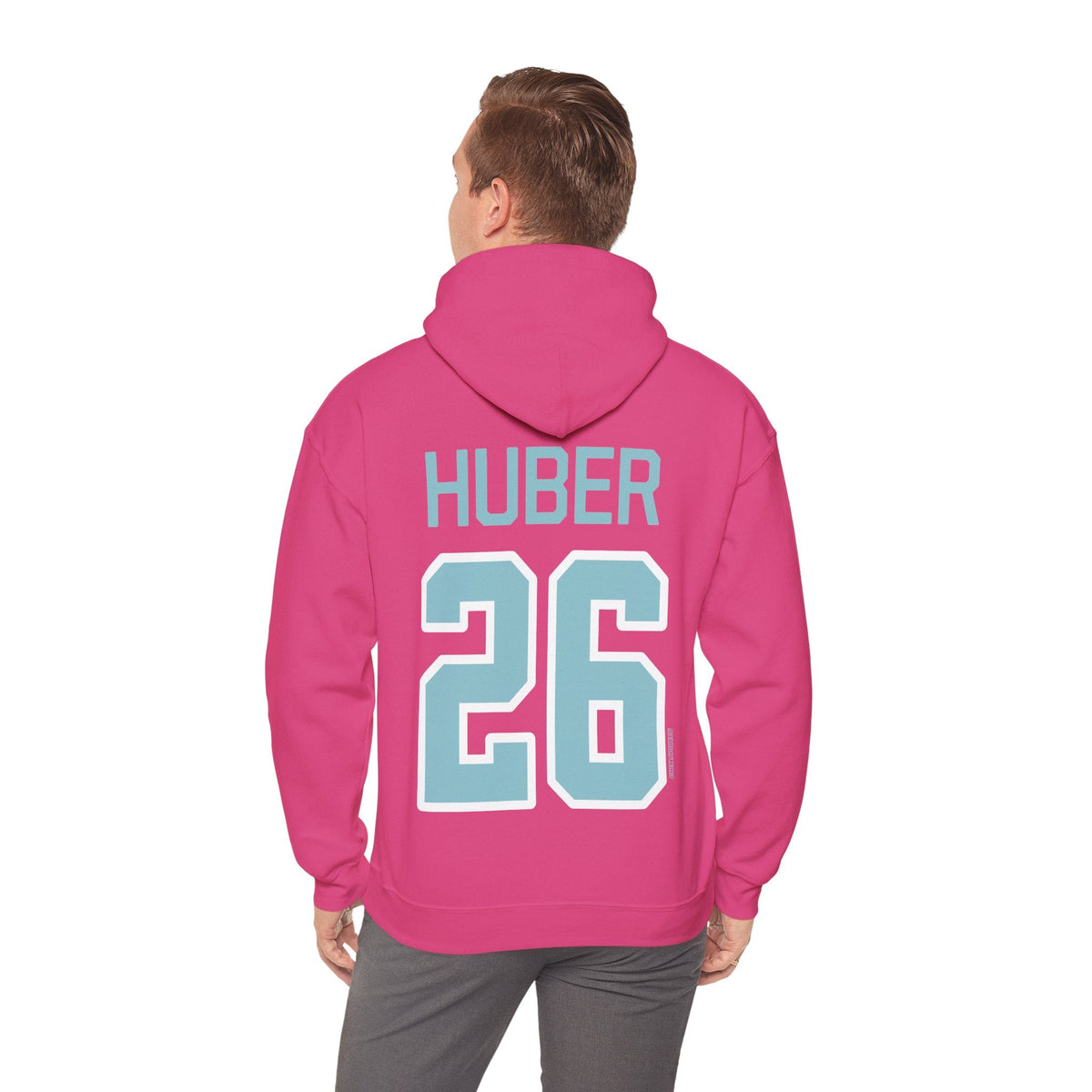 Ella Huber Unisex Fleet Hoodie in Heliconia | Chix Sports