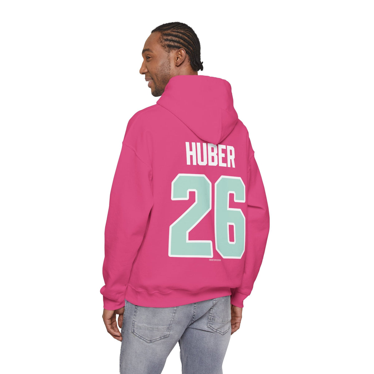 Ella Huber Unisex Fleet Hoodie in Dark Heather | Chix Sports