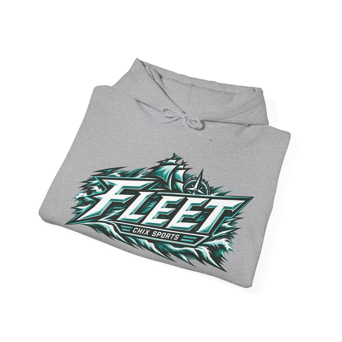 Ella Huber Unisex Fleet Hoodie in Dark Heather | Chix Sports