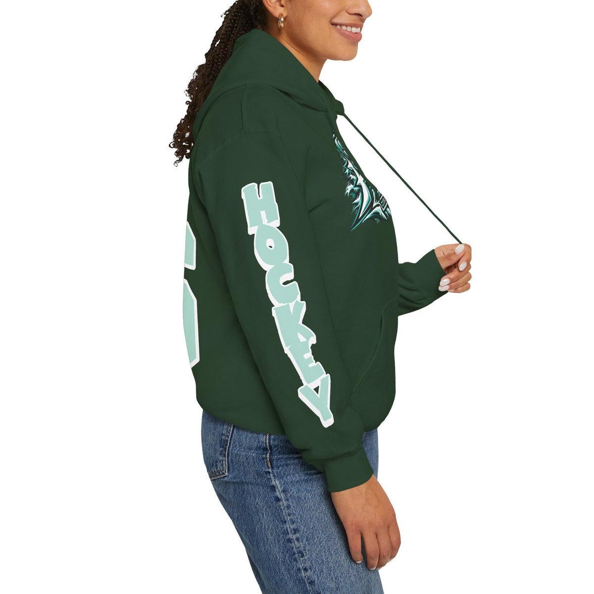 Ella Huber Unisex Fleet Hoodie in Dark Heather | Chix Sports