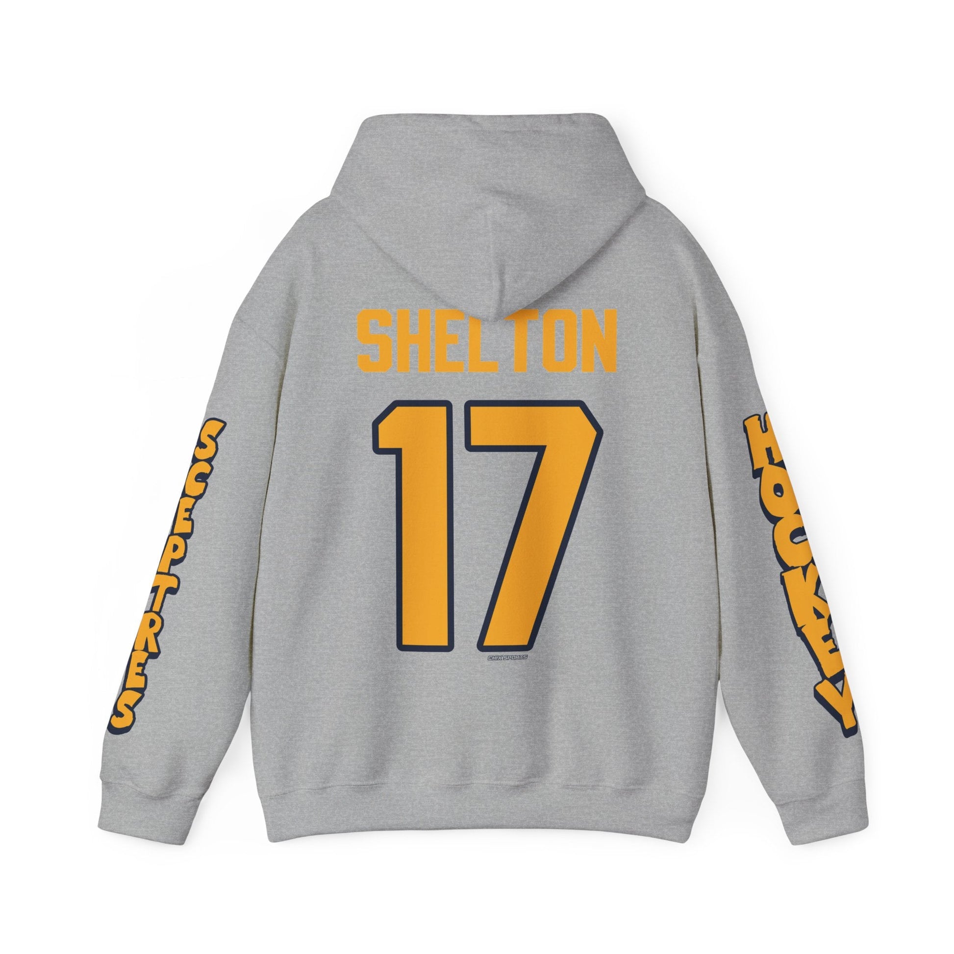 Ella Shelton Sceptres Unisex Hoodie in Sport Grey | Chix Sports