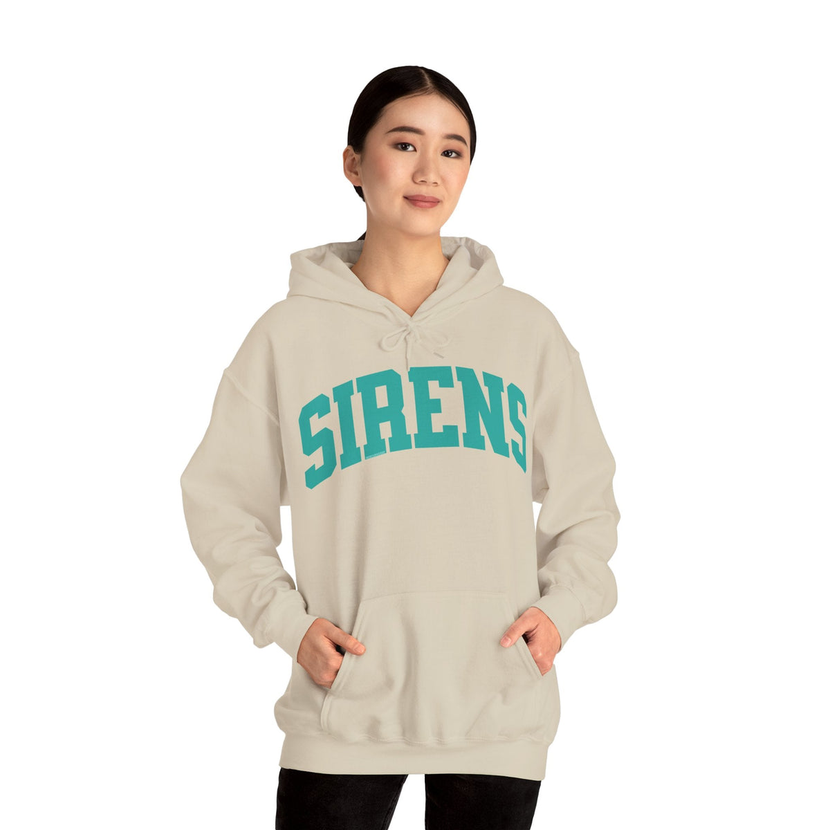 Elle Hartje Sirens Unisex Hoodie in Heliconia | Chix Sports