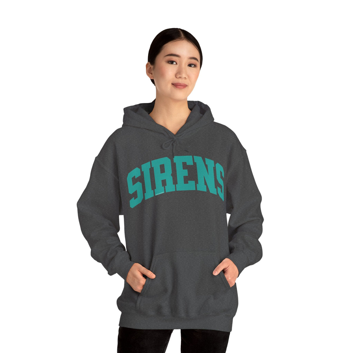 Elle Hartje Sirens Unisex Hoodie in Heliconia | Chix Sports