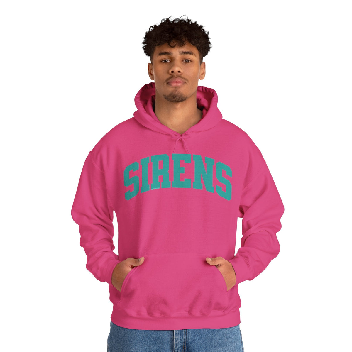 Elle Hartje Sirens Unisex Hoodie in Heliconia | Chix Sports