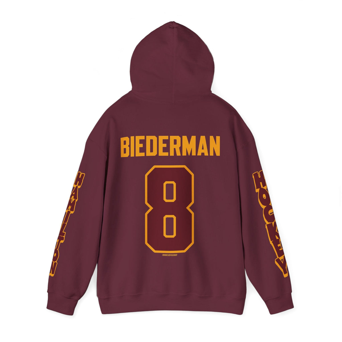 Elyssa Biederman Hamilton Expansion Unisex Hoodie in Maroon | Chix Sports