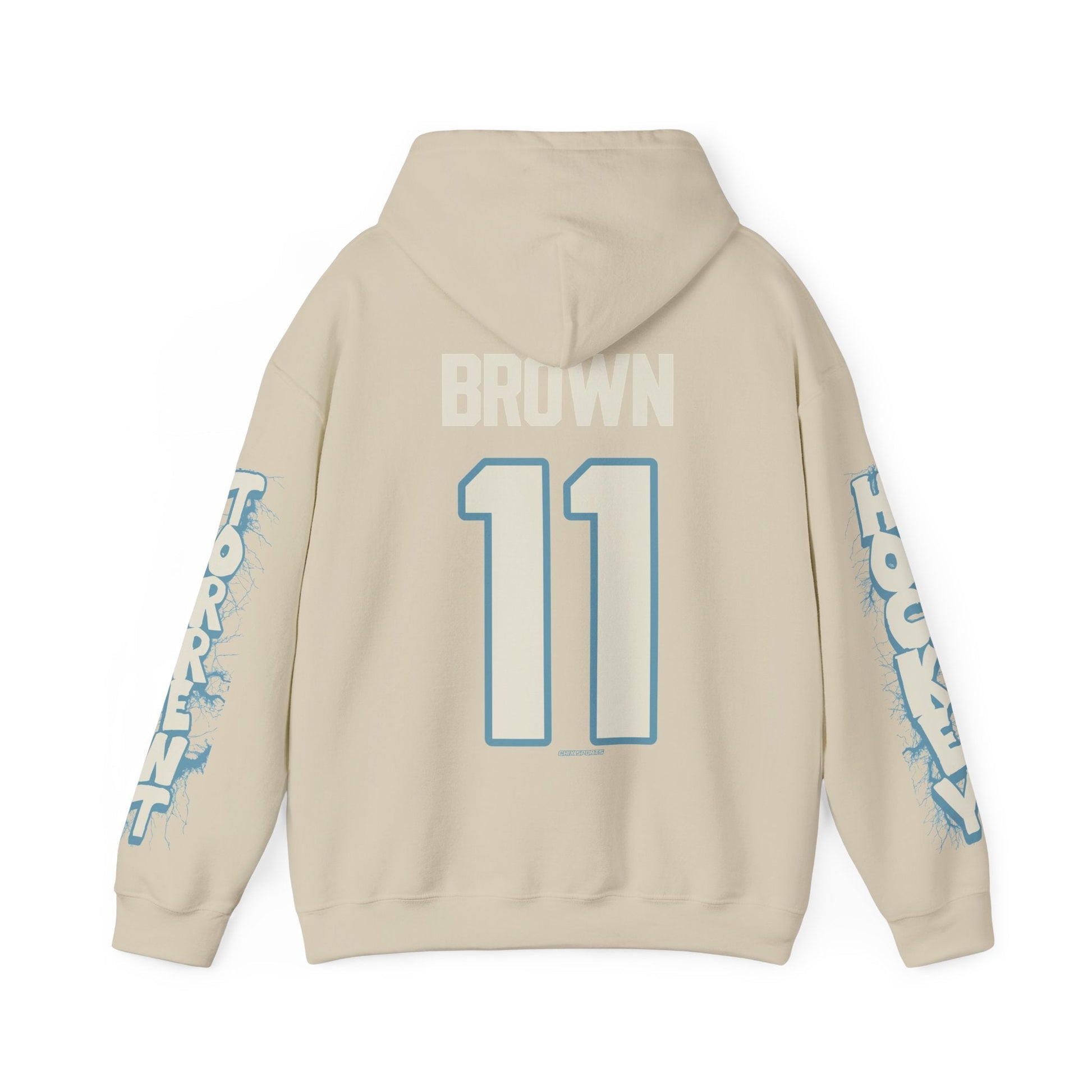 Emily Brown Torrent Unisex Hoodie in Sand | Chix Sports