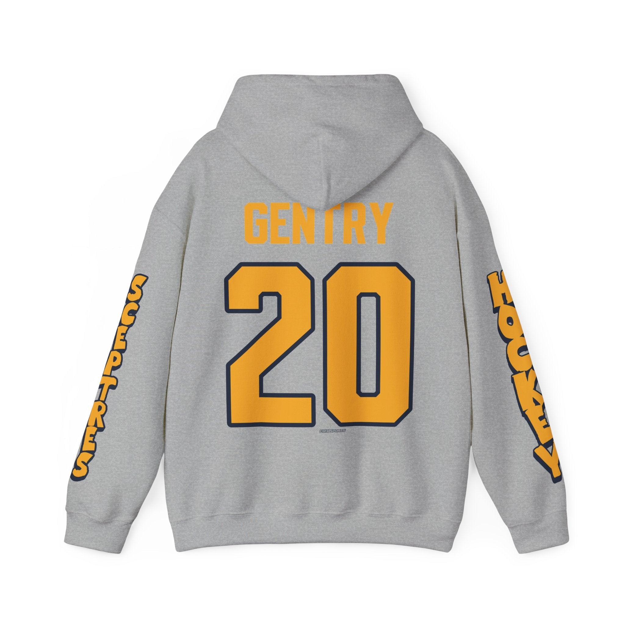Emma Gentry Sceptres Unisex Hoodie in Sport Grey | Chix Sports