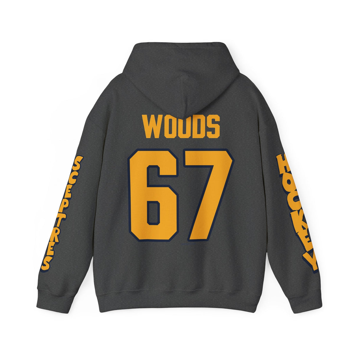Emma Woods Sceptres Unisex Hoodie in Dark Heather | Chix Sports