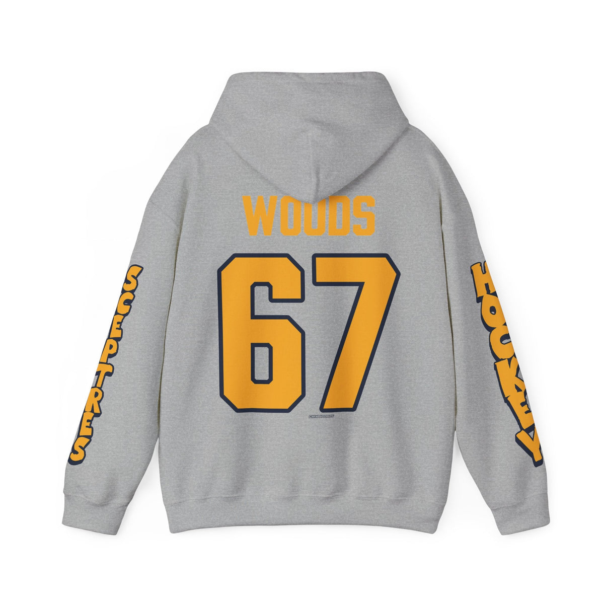 Emma Woods Sceptres Unisex Hoodie in Sport Grey | Chix Sports
