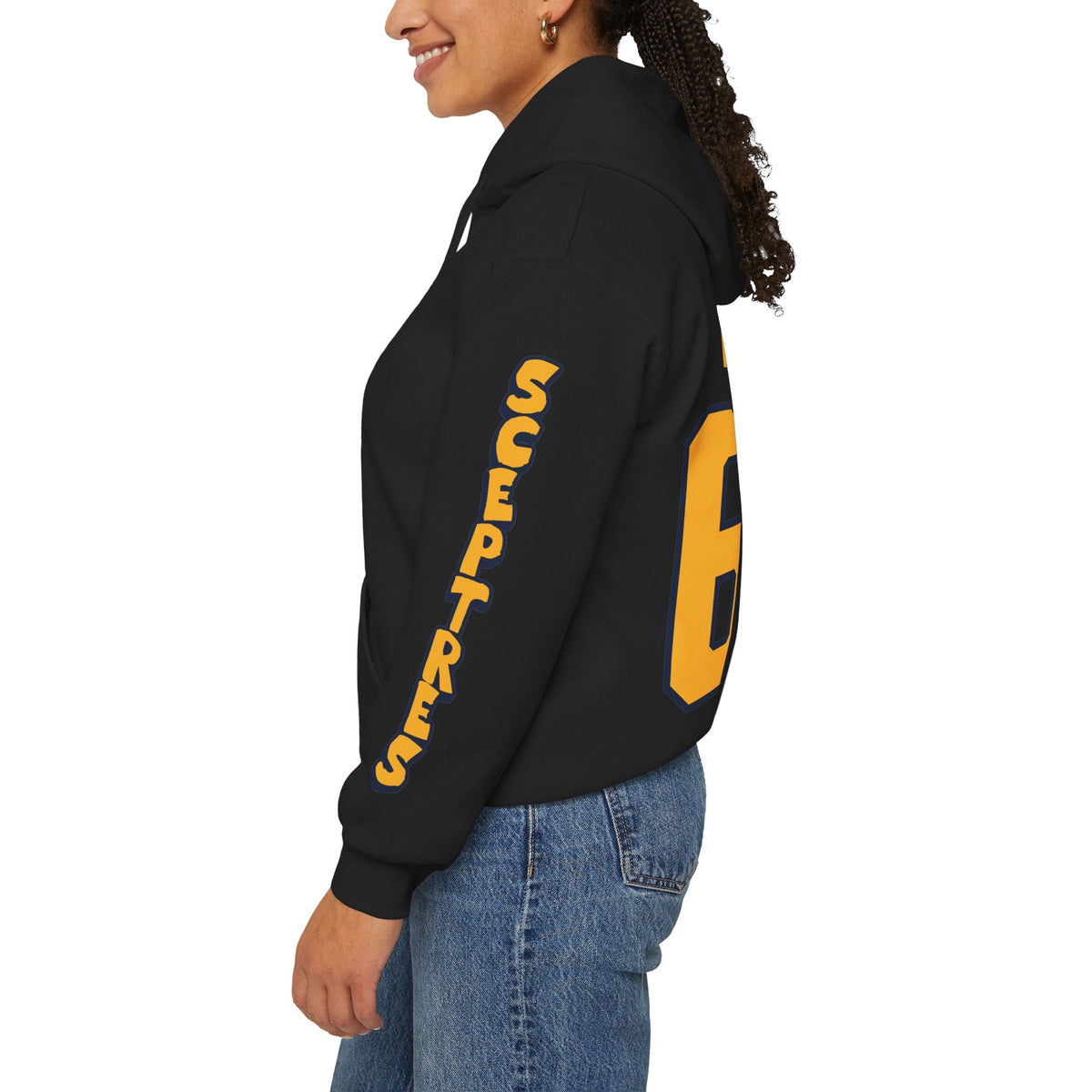 Emma Woods Sceptres Unisex Hoodie in Royal | Chix Sports