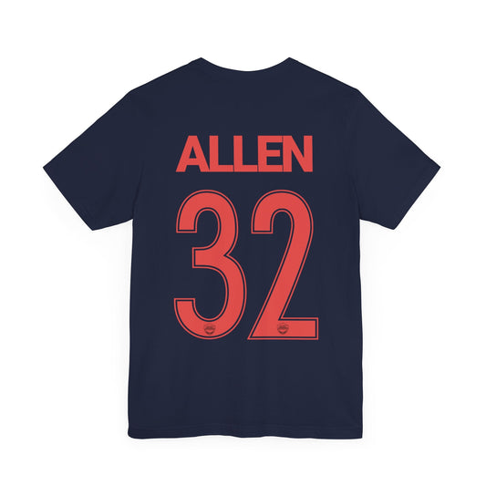 Emmie Allen 32 Bay City Soccer Softblend T-shirt | Chix Sports