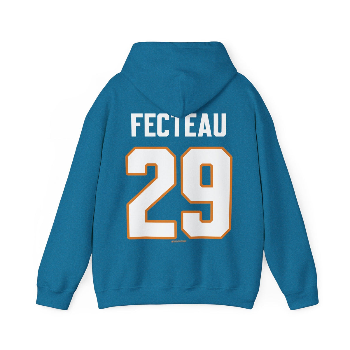 Emmy Fecteau Sirens Unisex Hoodie - No Printed Sleeves in Antique Sapphire | Chix Sports
