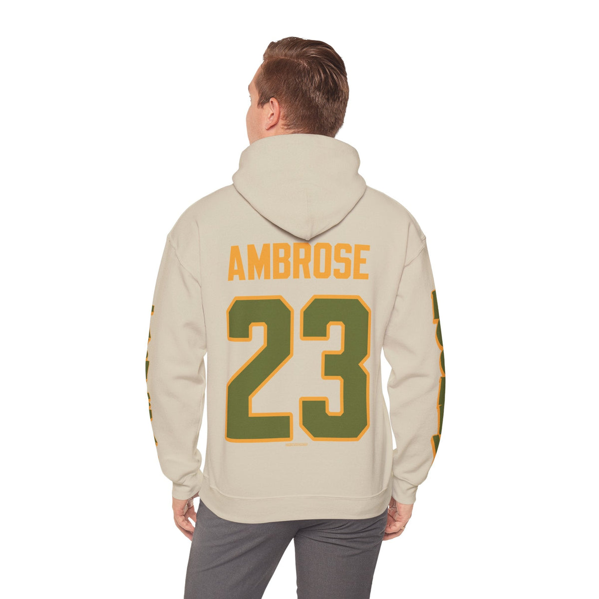 Erin Ambrose Las Vegas Women's Hockey Unisex Hoodie in Military Green | Chix Sports