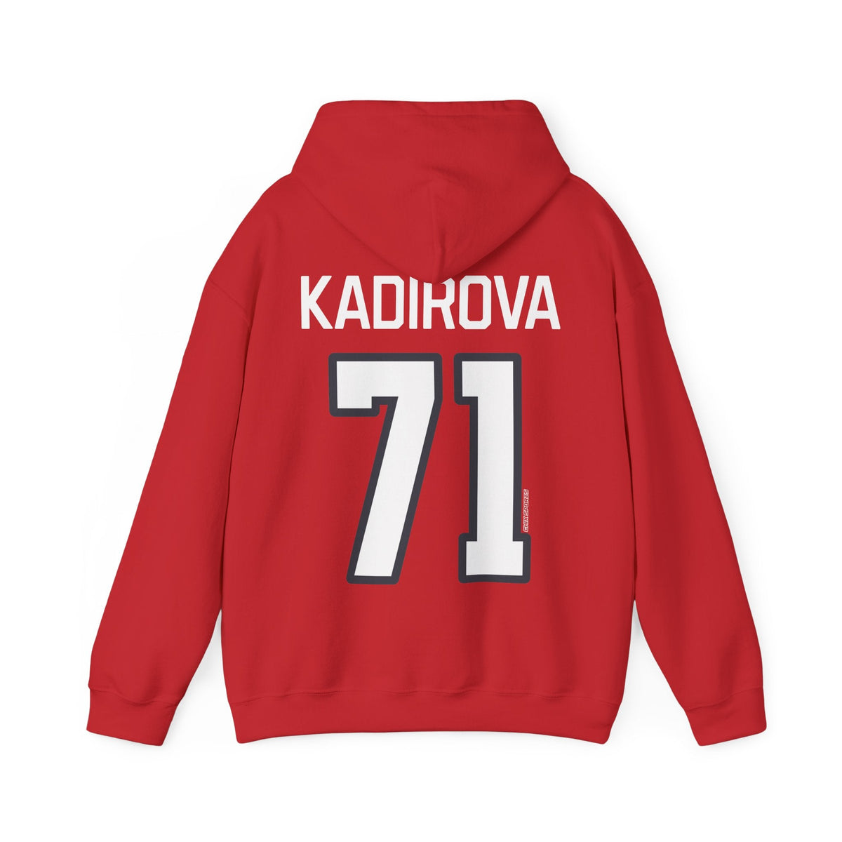 Fanuza Kadirova Charge Unisex Power Hoodie in Red | Chix Sports