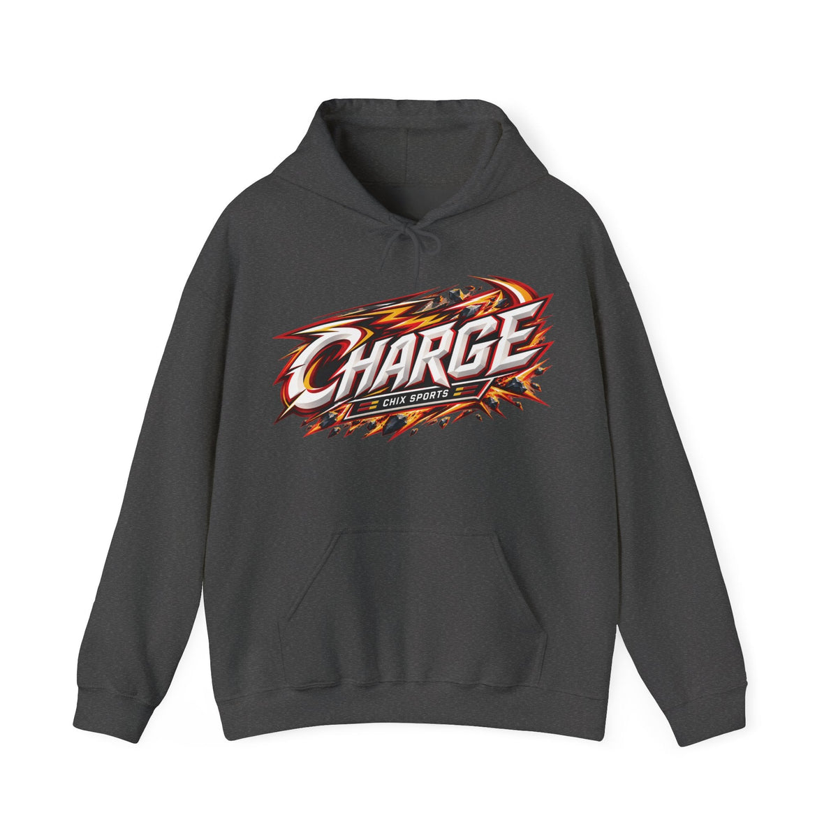 Fanuza Kadirova Charge Unisex Power Hoodie in Red | Chix Sports