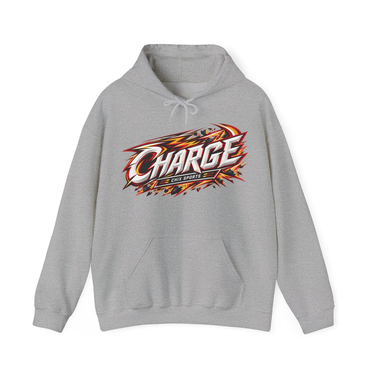 Fanuza Kadirova Charge Unisex Power Hoodie in Red | Chix Sports