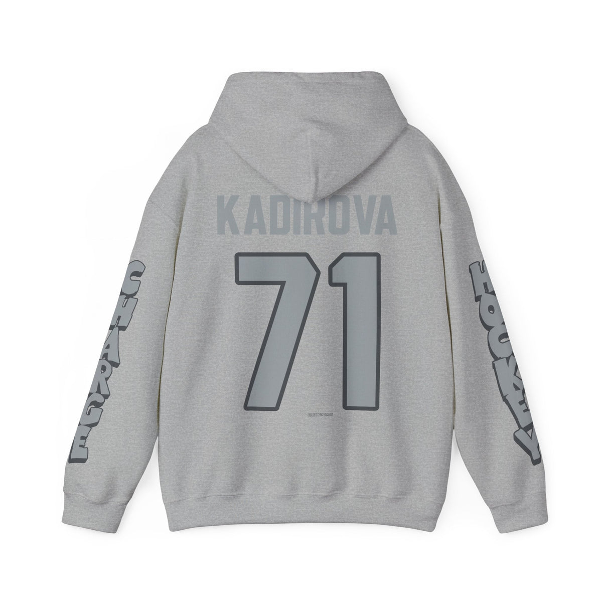 Fanuza Kadirova Charge Unisex Power Hoodie in Sport Grey | Chix Sports