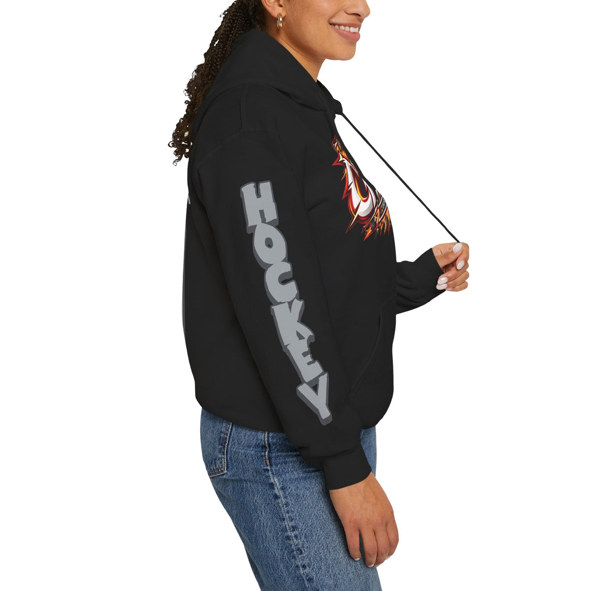 Fanuza Kadirova Charge Unisex Power Hoodie in Gold | Chix Sports