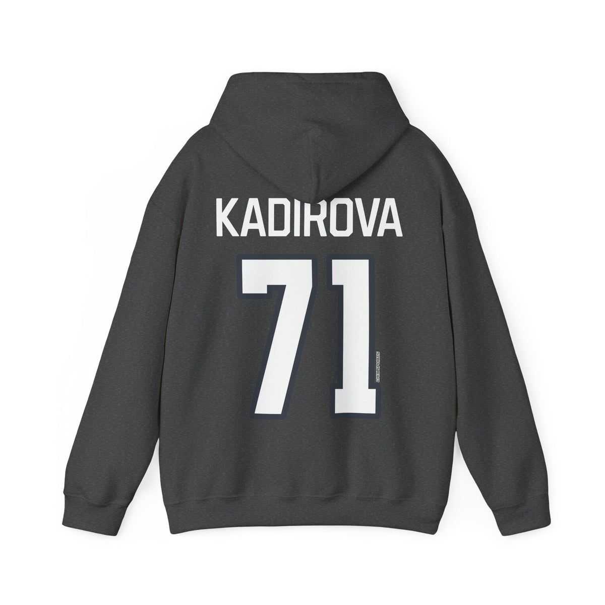 Fanuza Kadirova Charge Unisex Power Hoodie in Dark Heather | Chix Sports