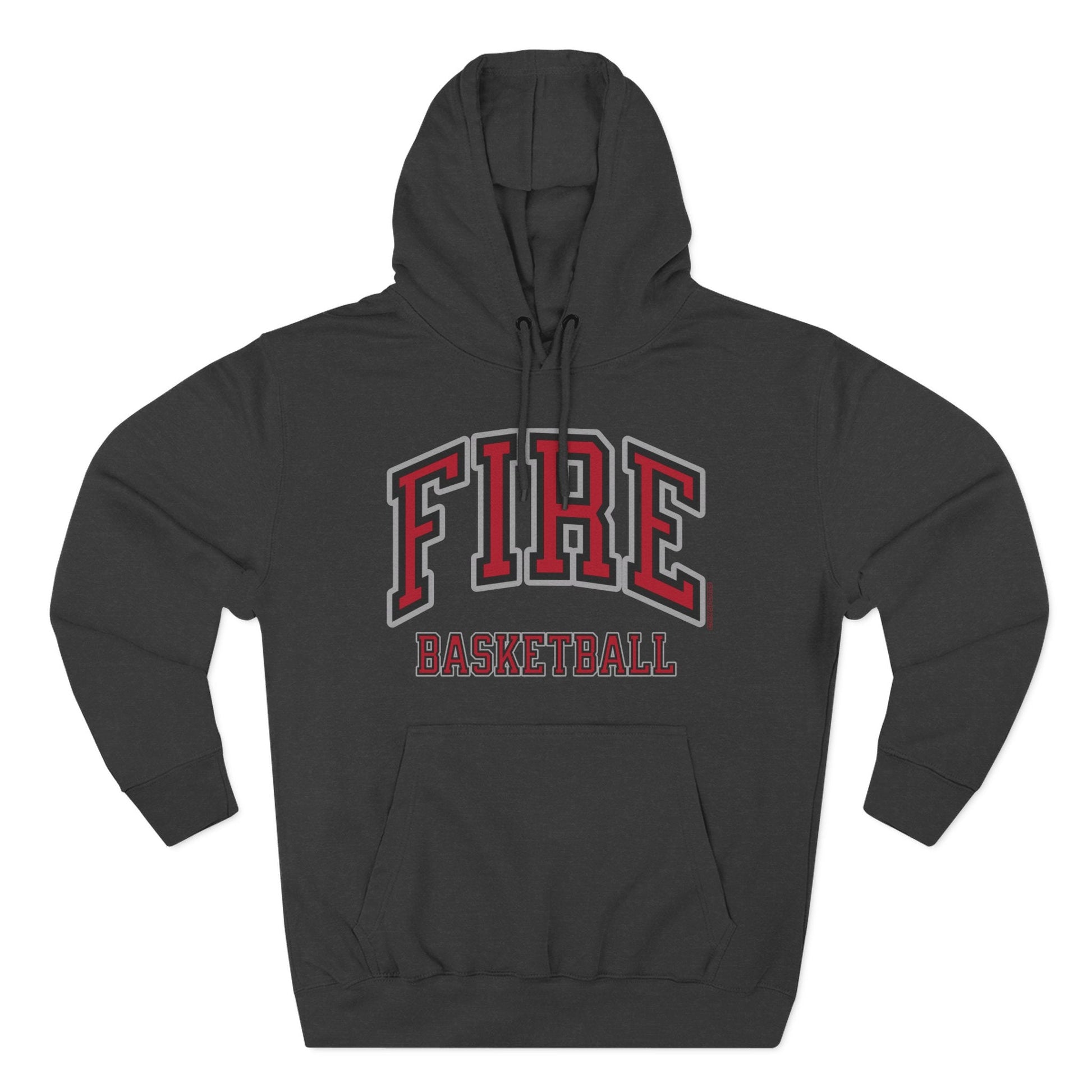 Fire Basketball Premium Unisex Hoodie | Chix Sports