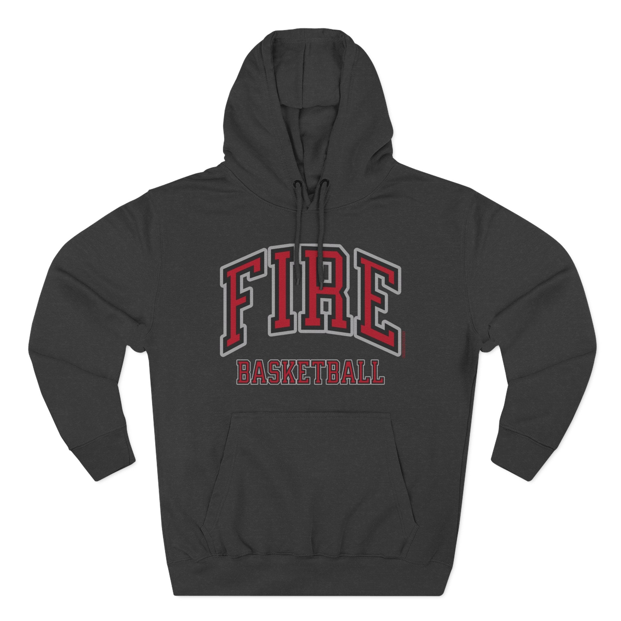 Fire Basketball Premium Unisex Hoodie | Chix Sports