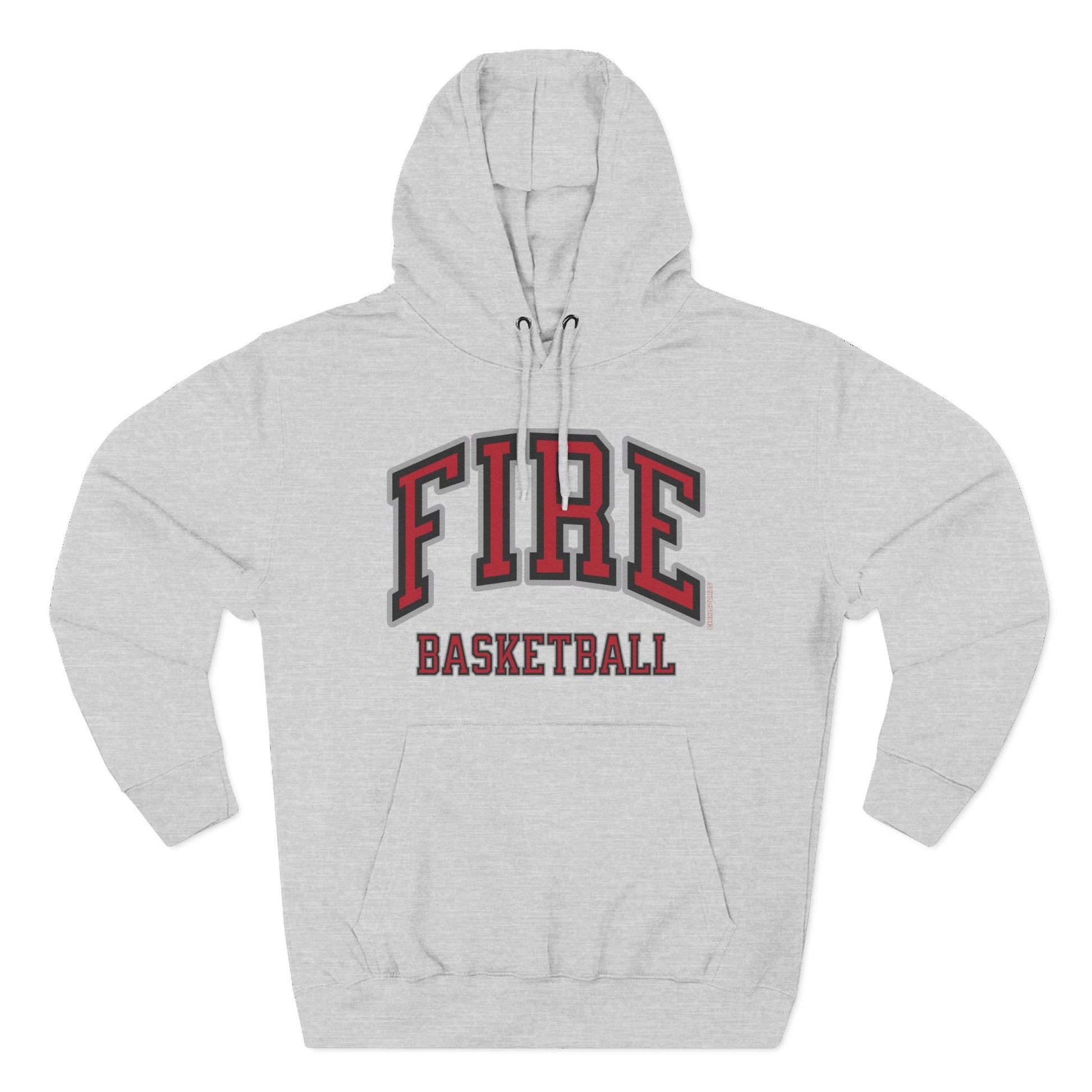 Fire Basketball Premium Unisex Hoodie | Chix Sports