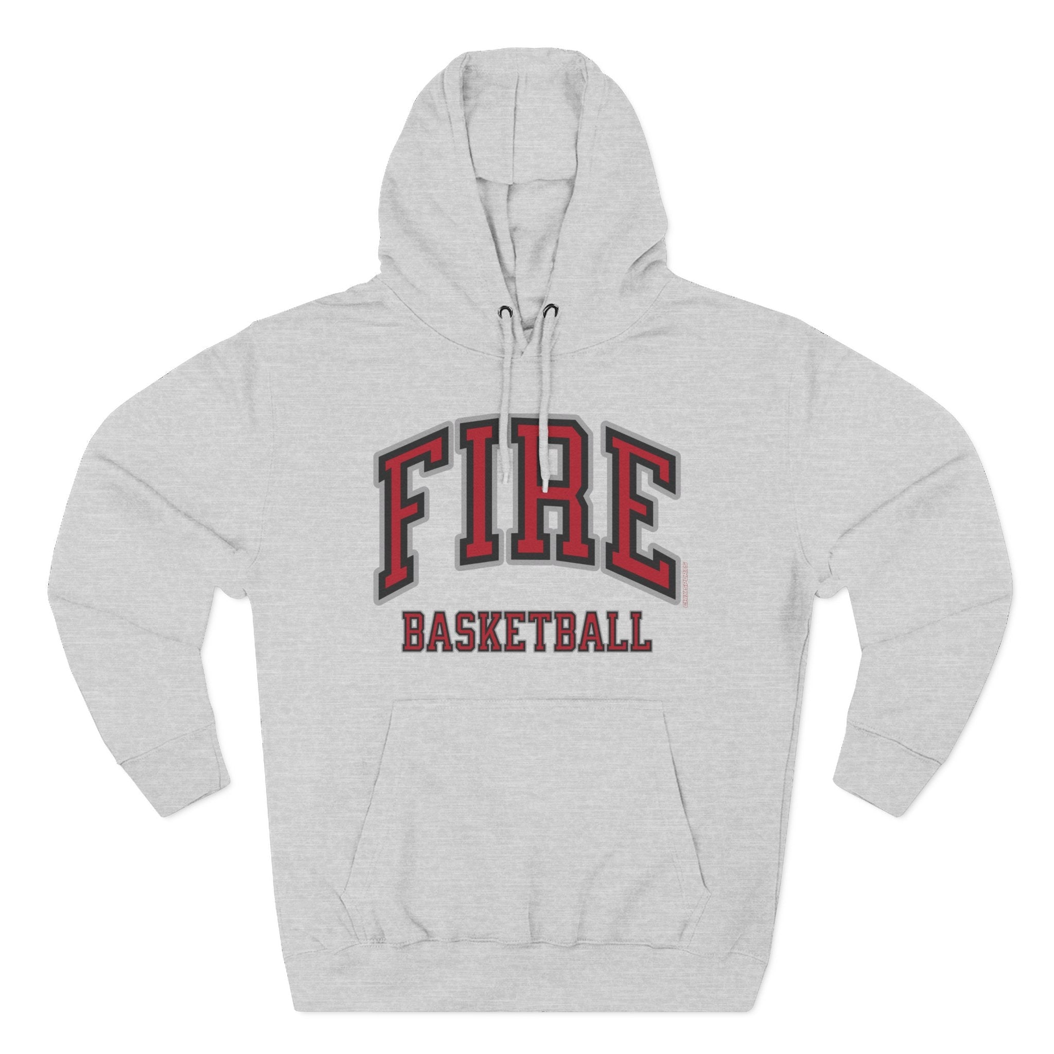 Fire Basketball Premium Unisex Hoodie | Chix Sports