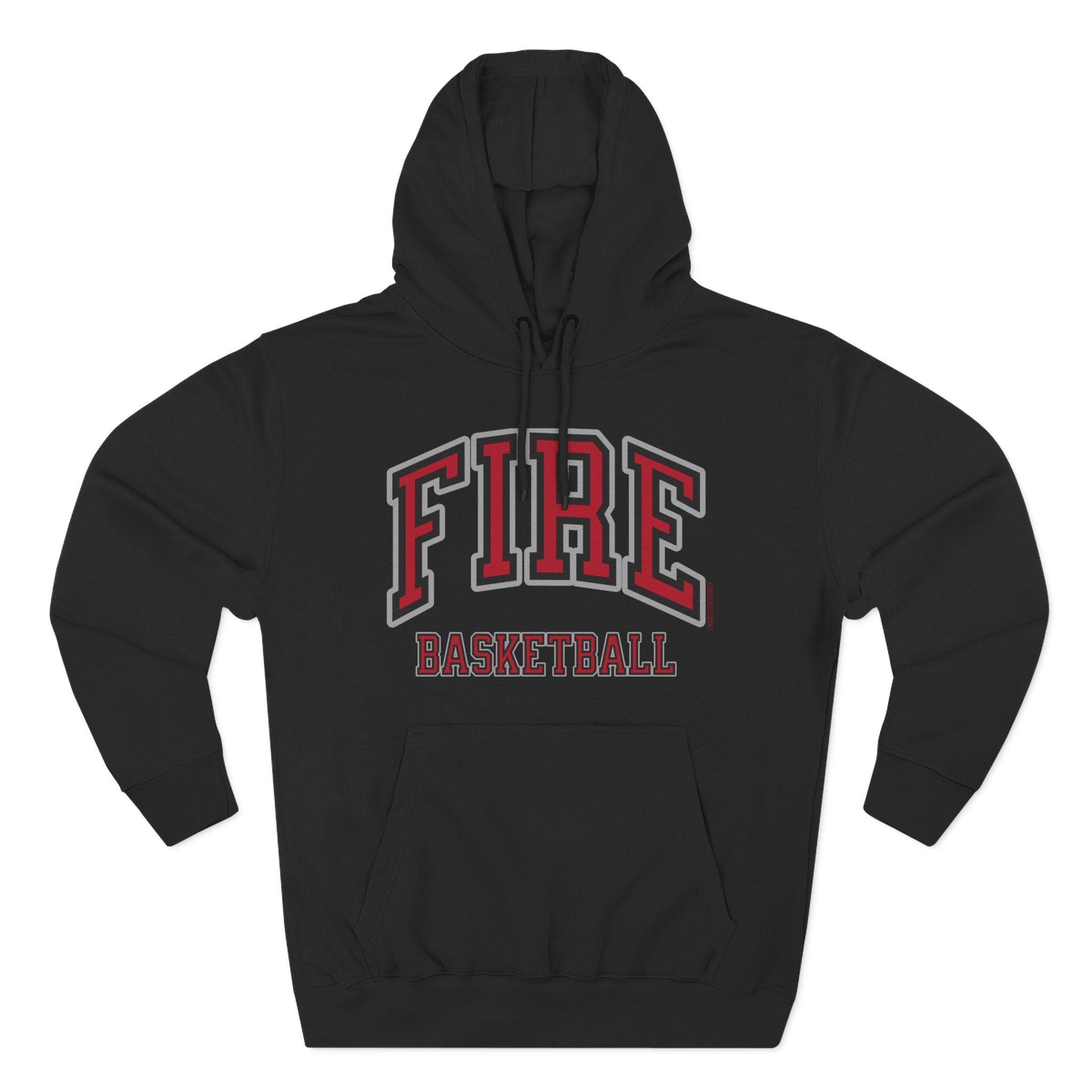 Fire Basketball Premium Unisex Hoodie | Chix Sports