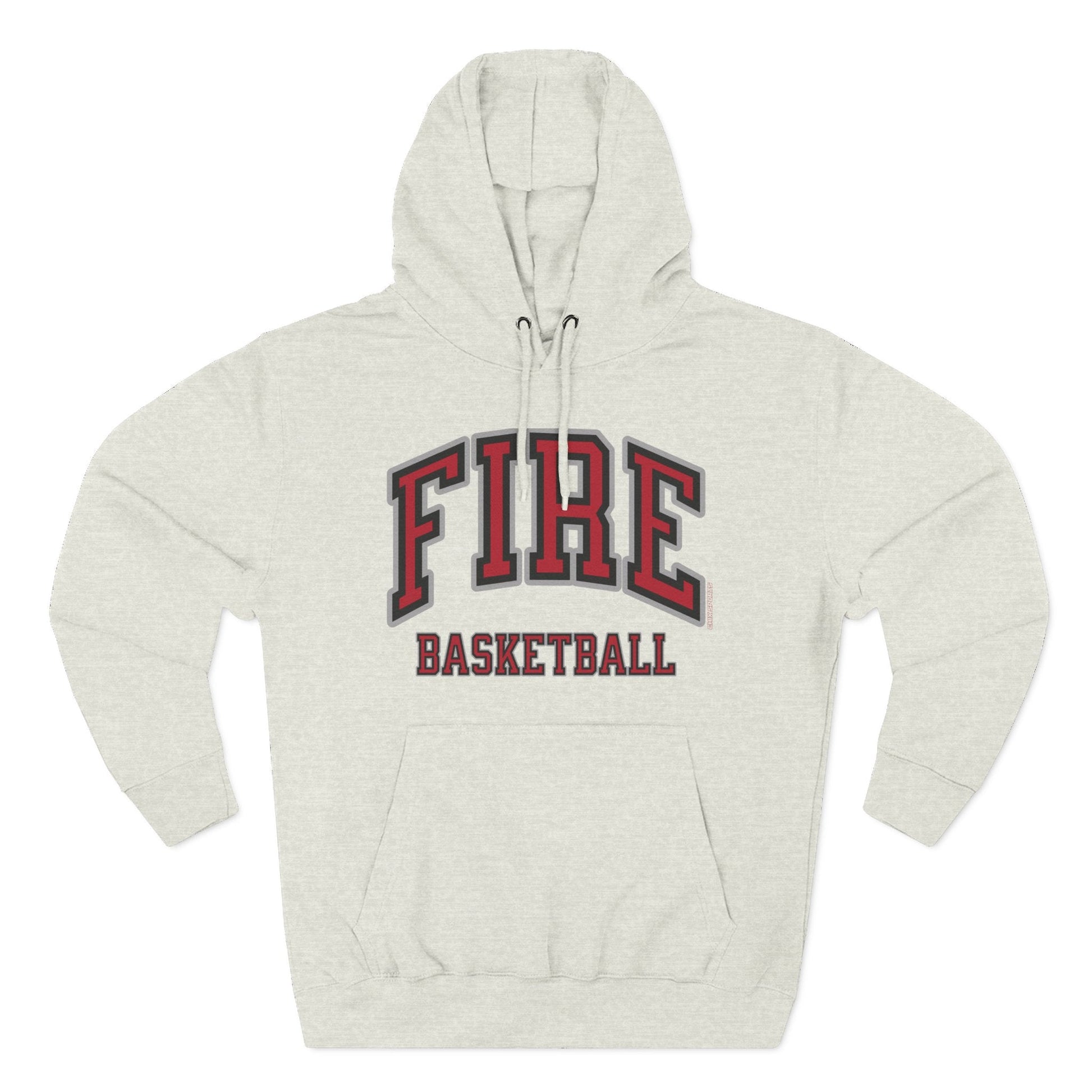 Fire Basketball Premium Unisex Hoodie | Chix Sports