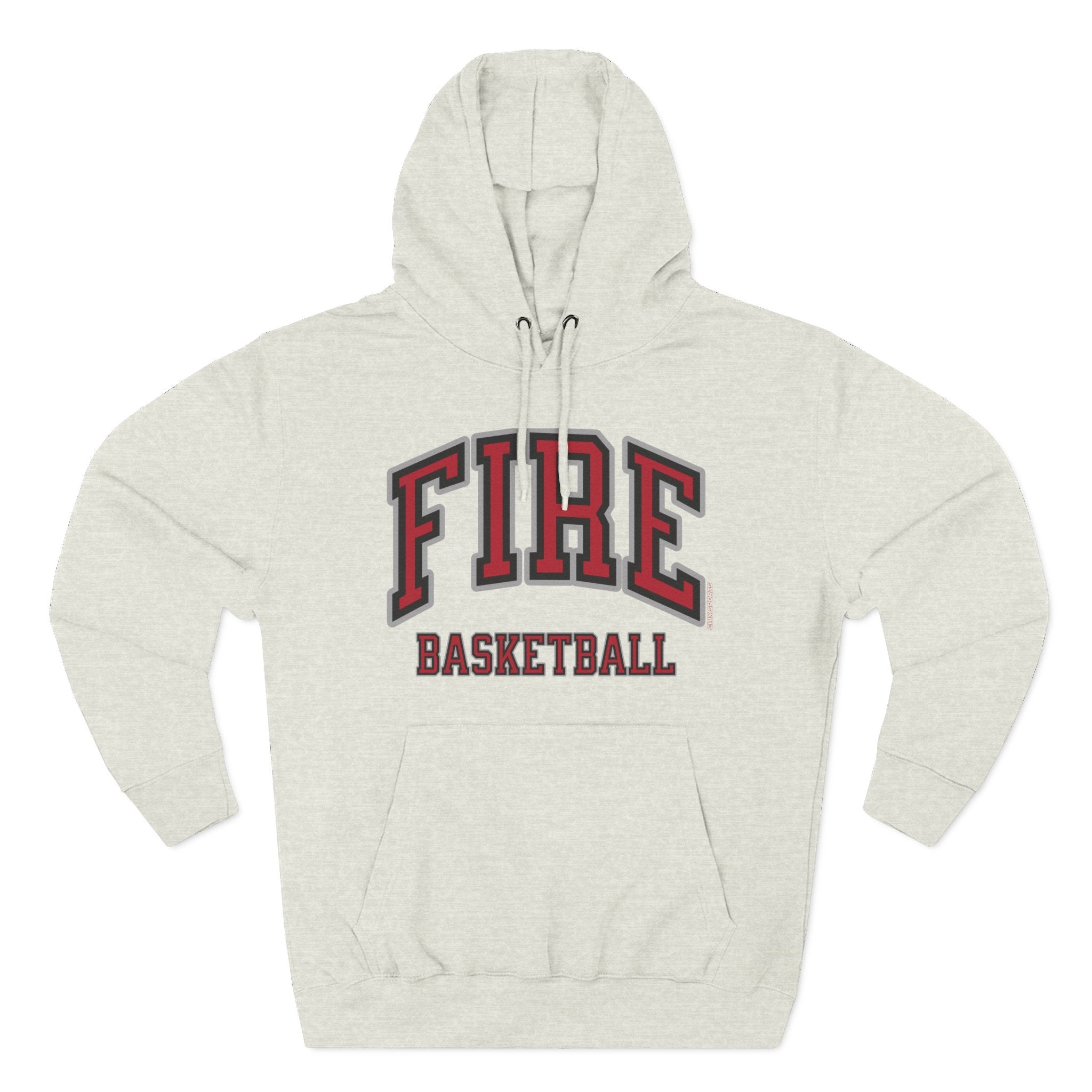 Fire Basketball Premium Unisex Hoodie | Chix Sports