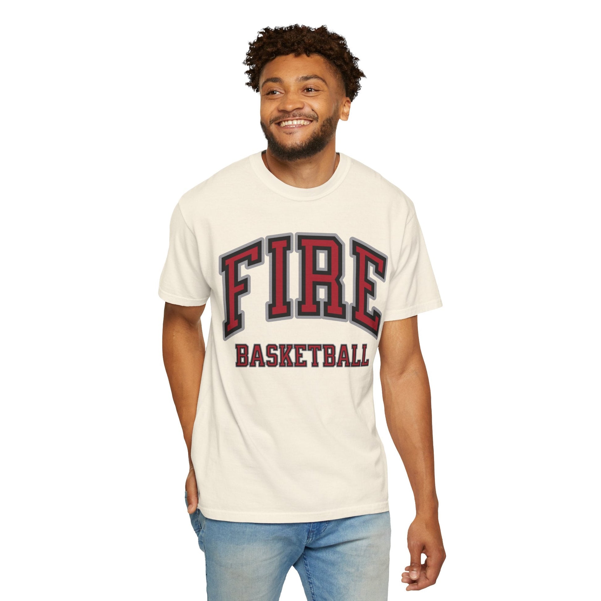 Fire Basketball Premium Unisex Shirt | Chix Sports