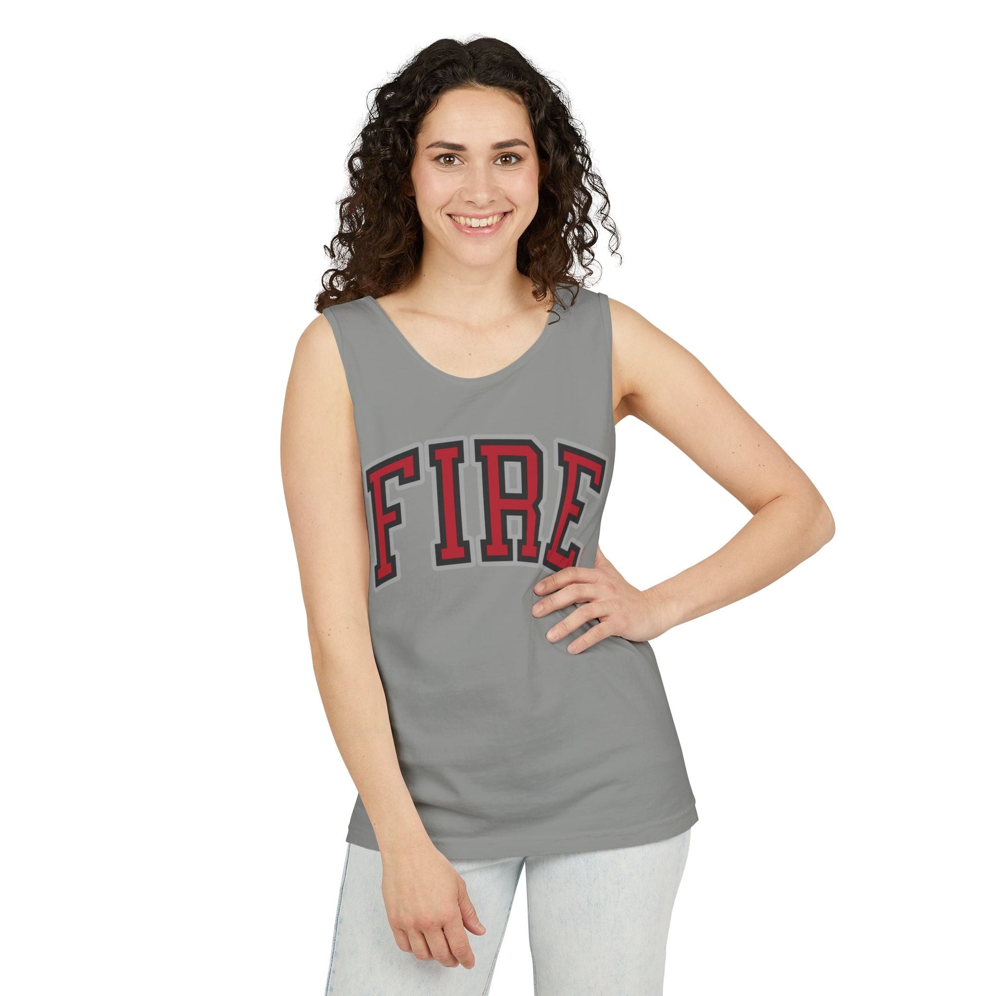 Fire Basketball Unisex Tank Top | Chix Sports