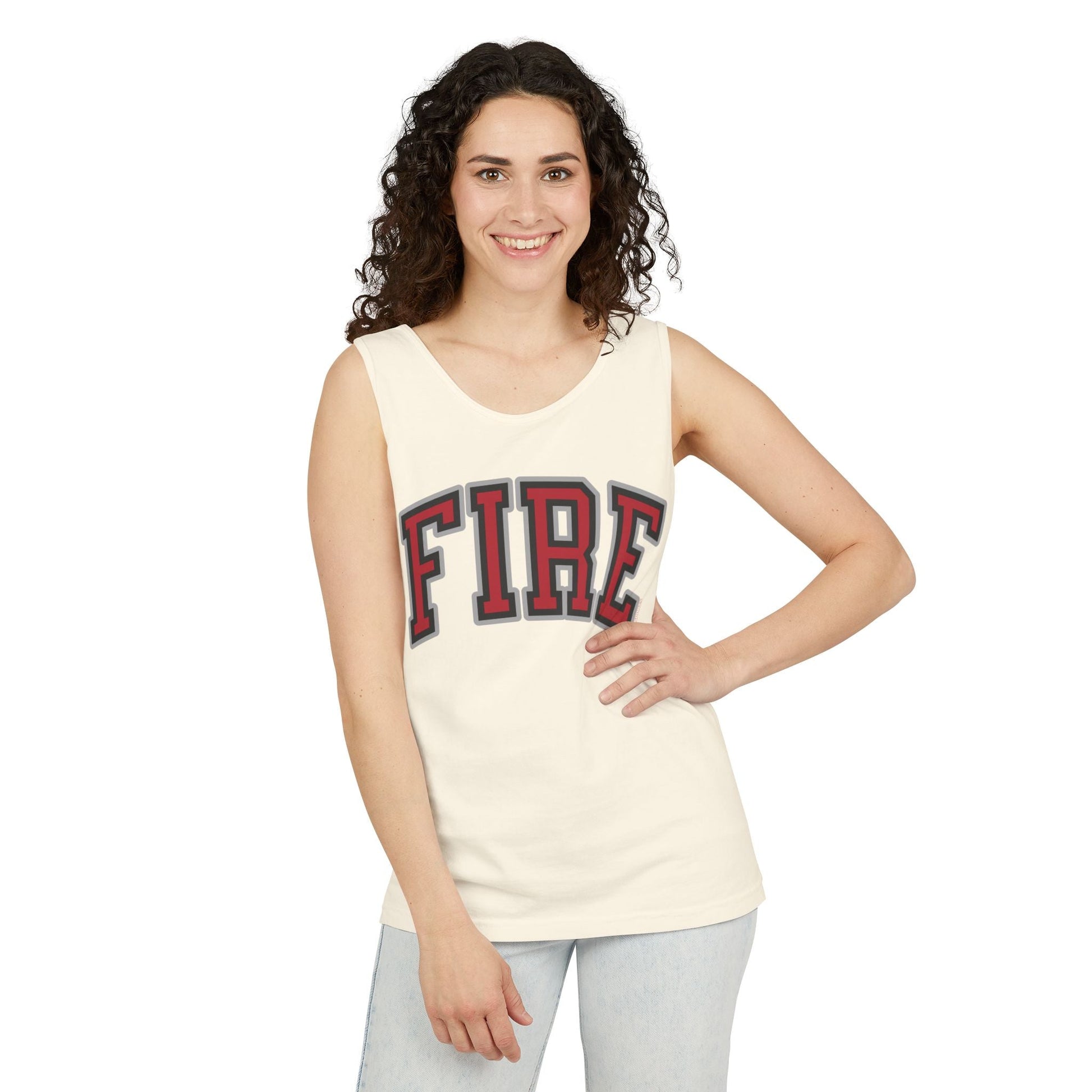 Fire Basketball Unisex Tank Top | Chix Sports