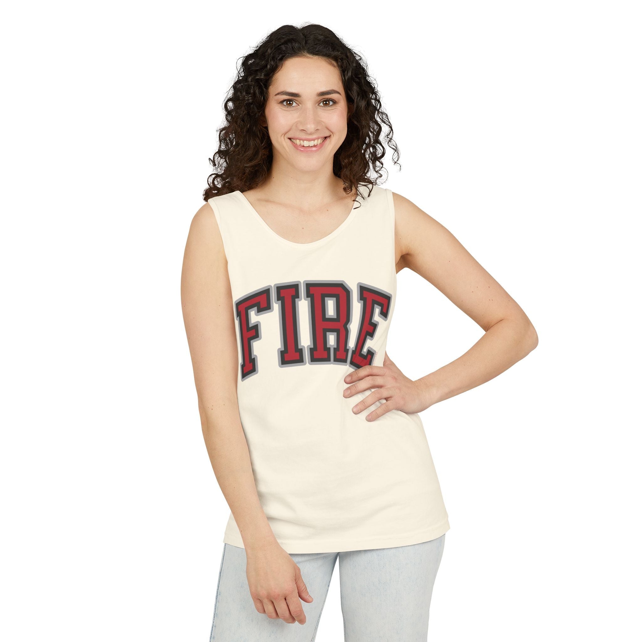 Fire Basketball Unisex Tank Top | Chix Sports