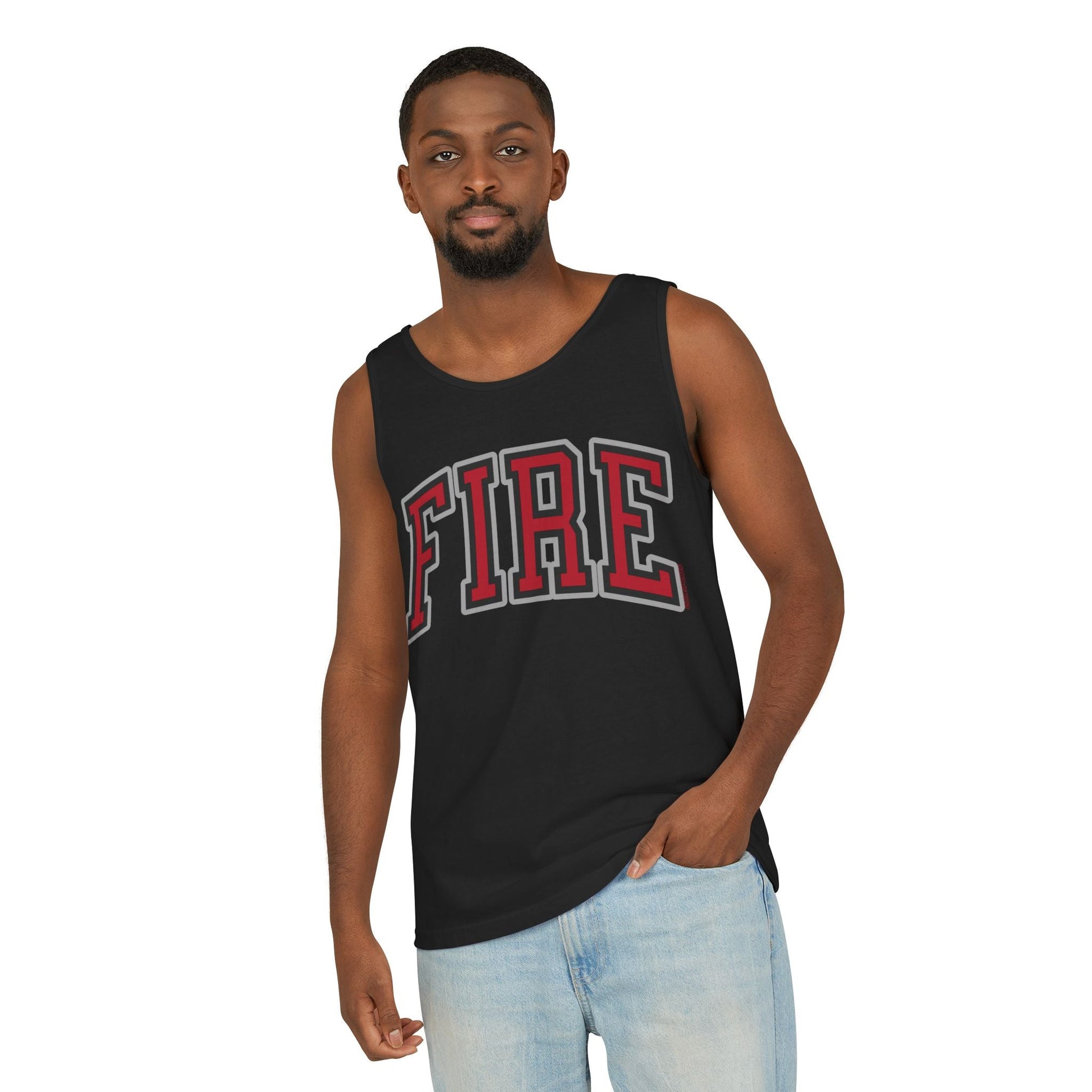 Fire Basketball Unisex Tank Top | Chix Sports