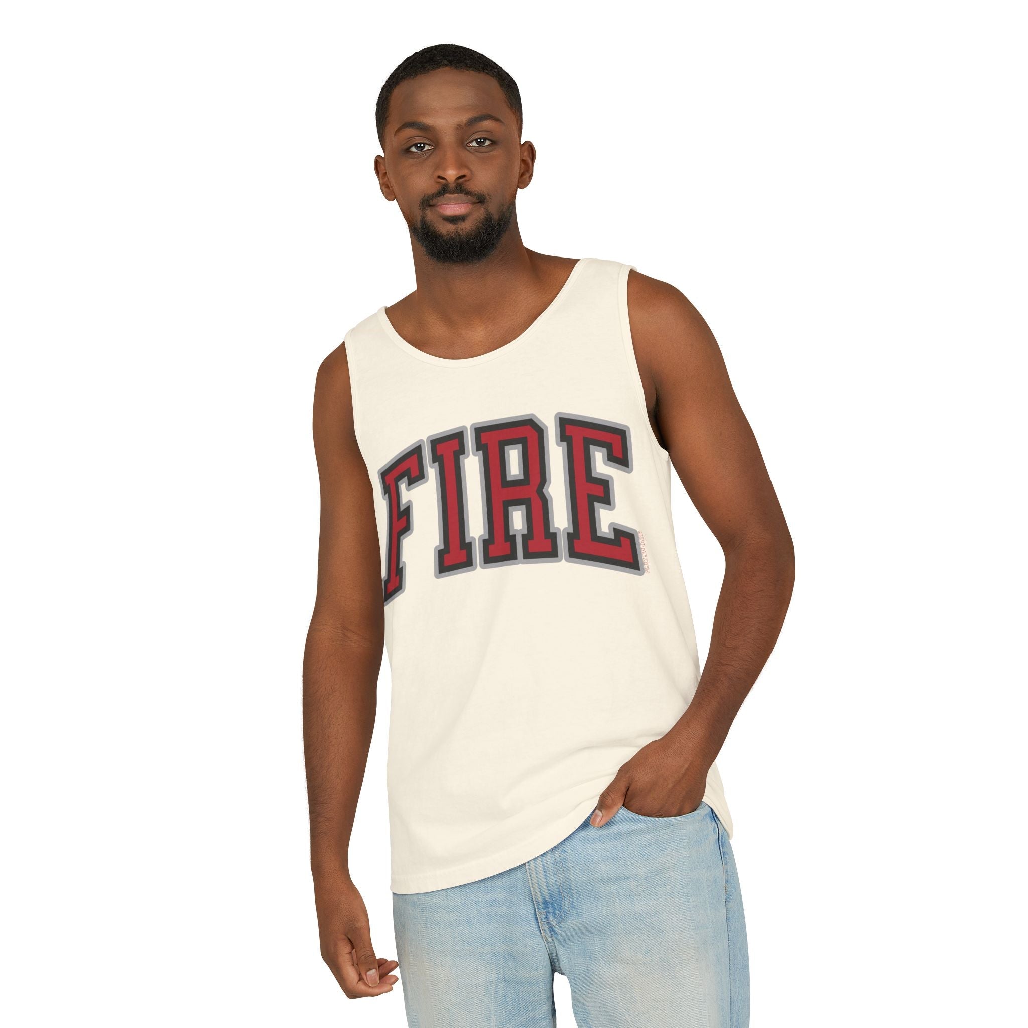 Fire Basketball Unisex Tank Top | Chix Sports