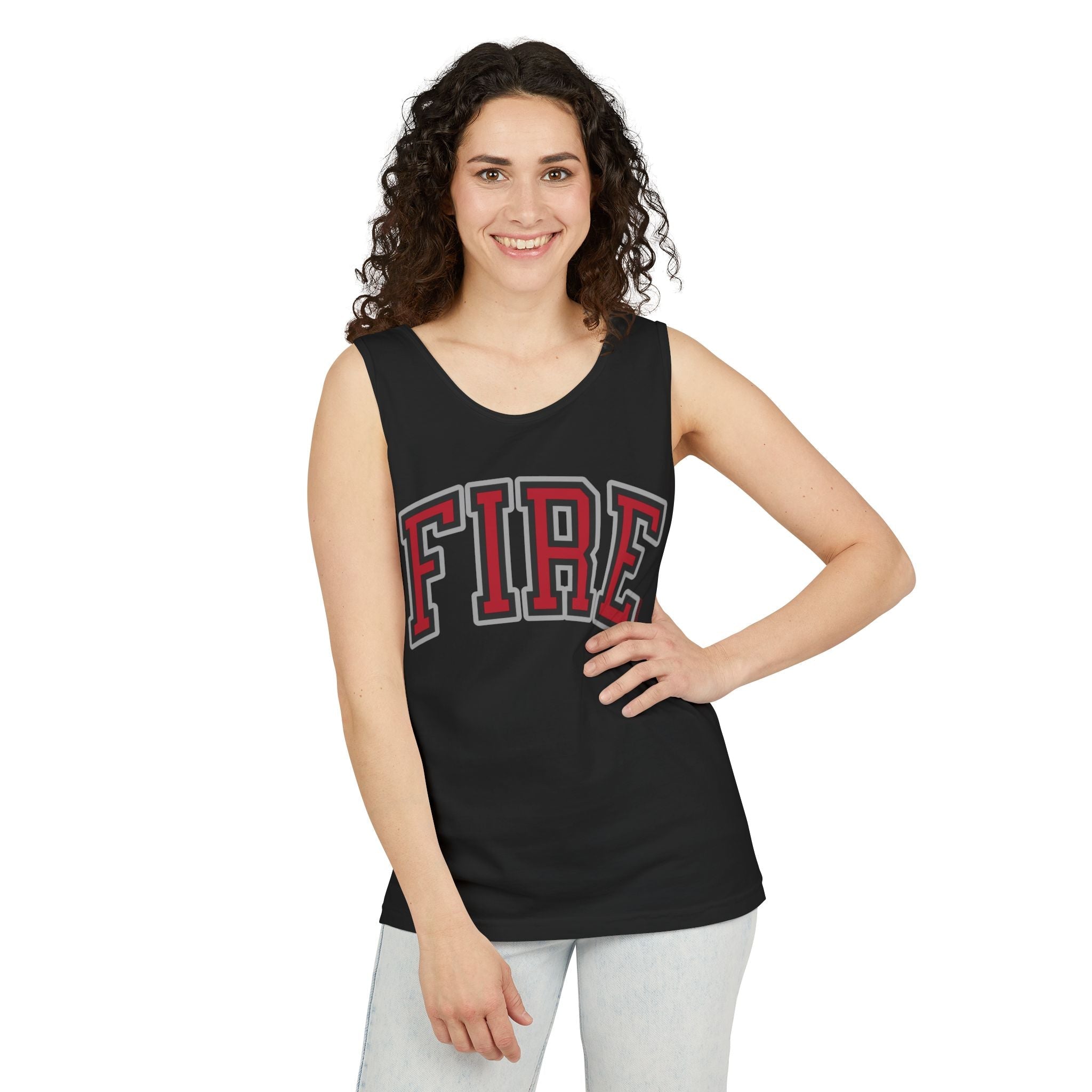 Fire Basketball Unisex Tank Top | Chix Sports