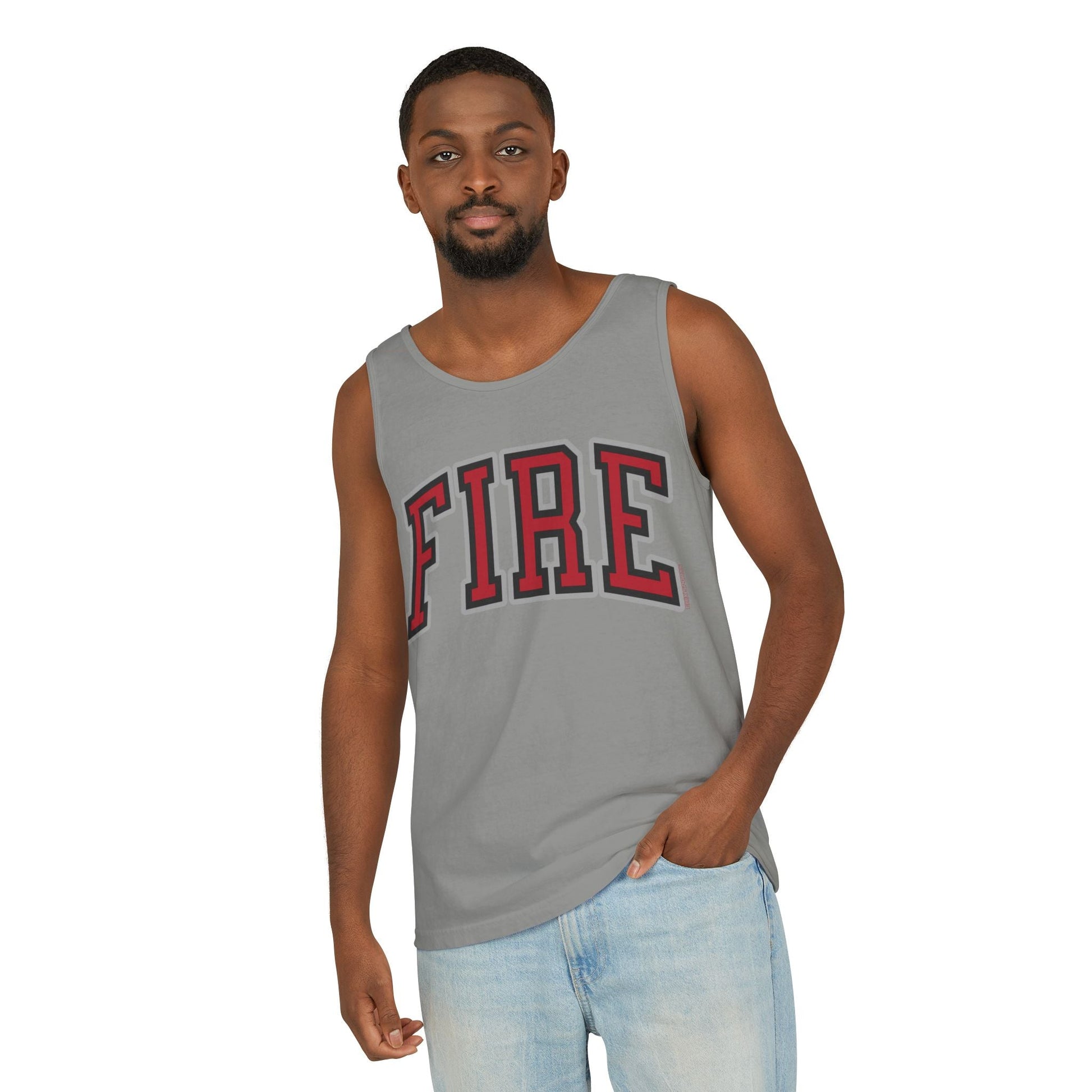 Fire Basketball Unisex Tank Top | Chix Sports
