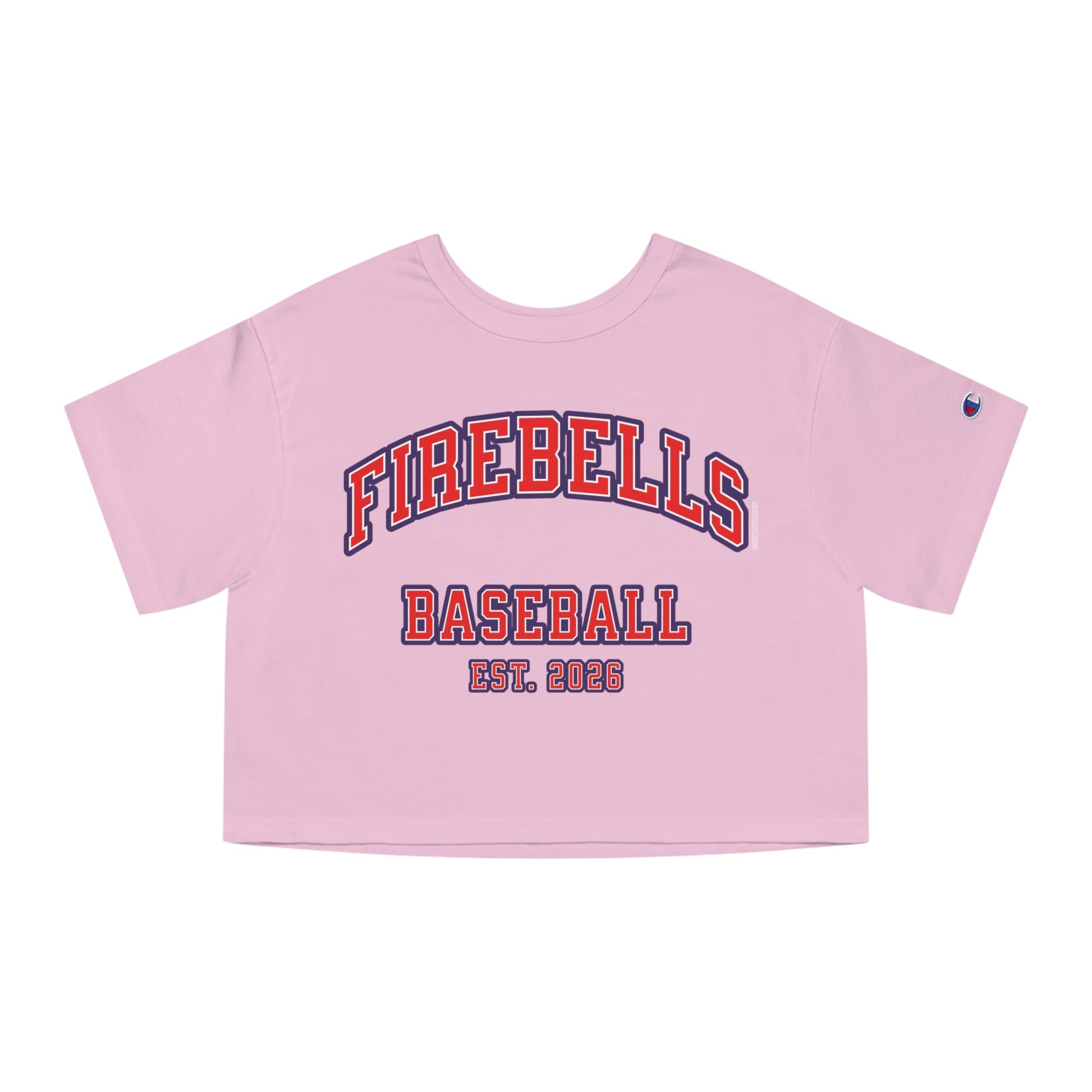 Firebells Baseball Crop Top | Chix Sports